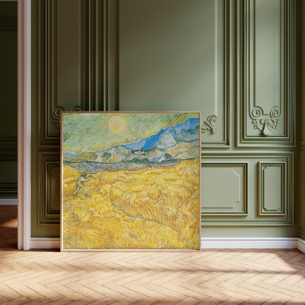 Vincent van Gogh — Wheatfield with a Reaper | Fine Art Print - 9ArtPrints