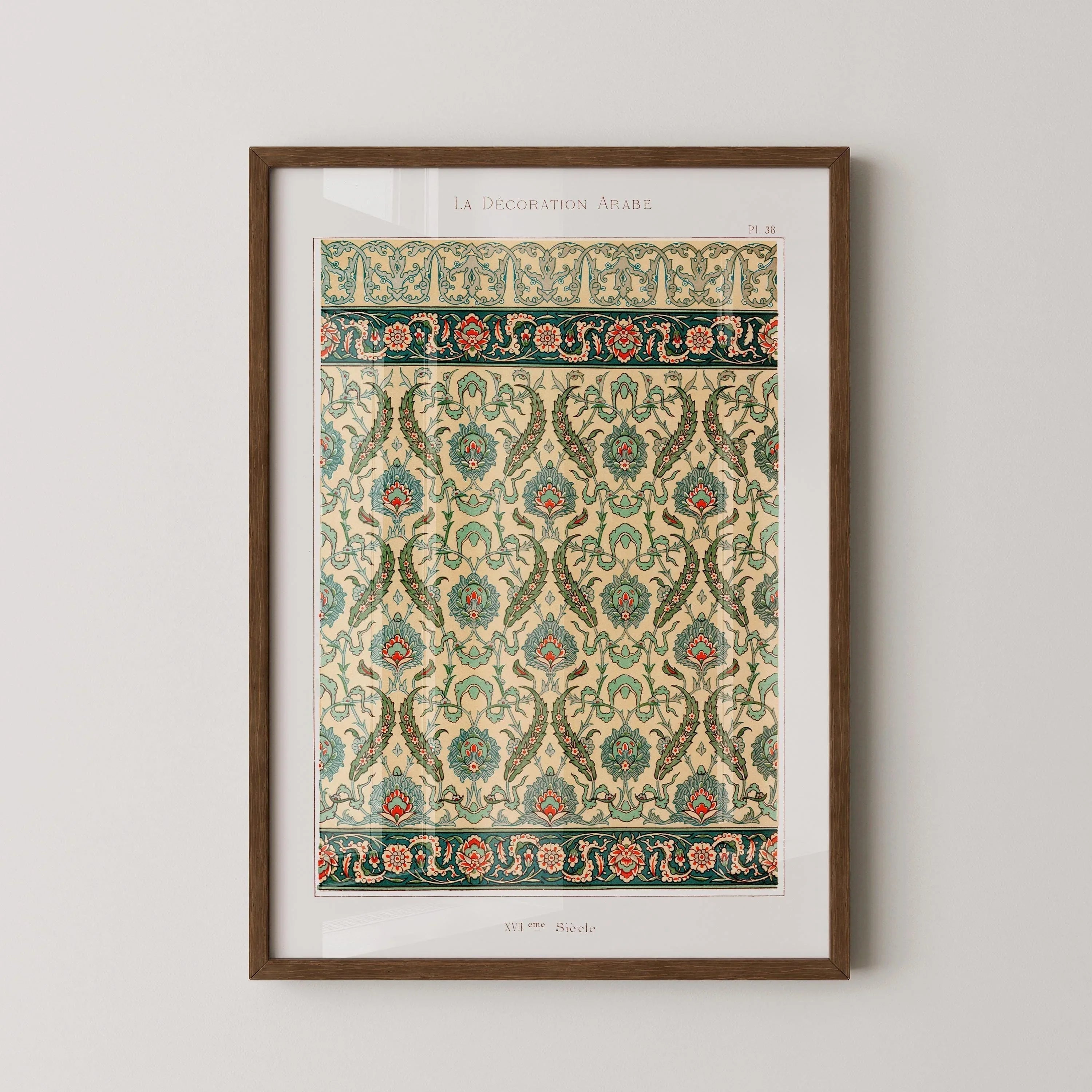 Vintage Arabian Pattern Art Print: Islamic Persian Design - 9ArtPrints