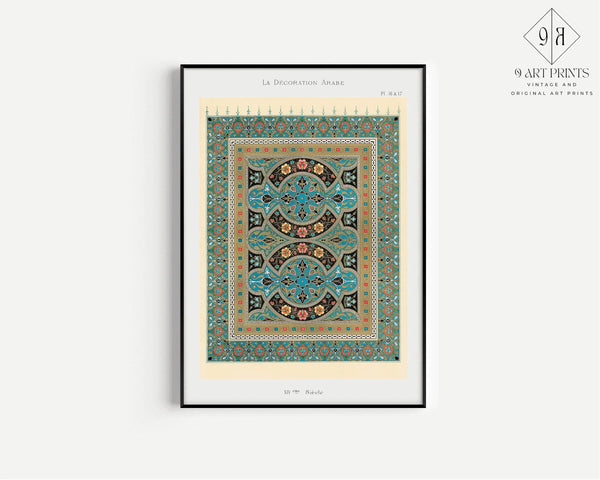Prisse d'Avennes — Arabian Patterns 16 & 17 | Islamic Ornament Print