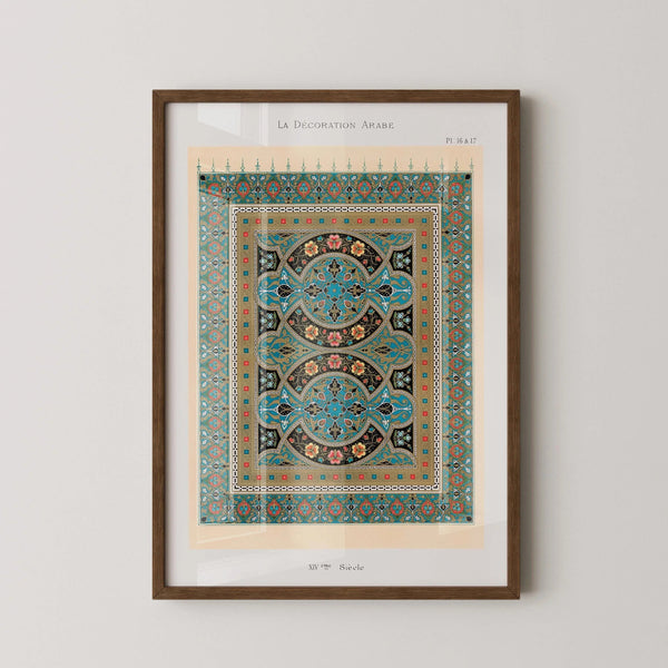 Prisse d'Avennes — Arabian Patterns 16 & 17 | Islamic Ornament Print