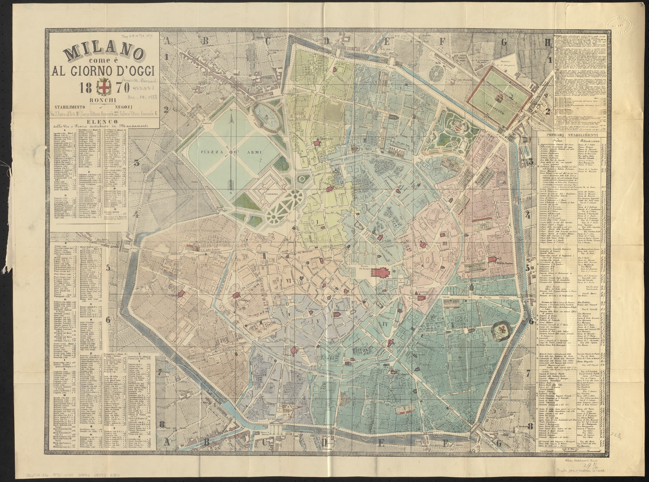 Vintage Milan Map | Antique Italian City Cartography Print - 9ArtPrints