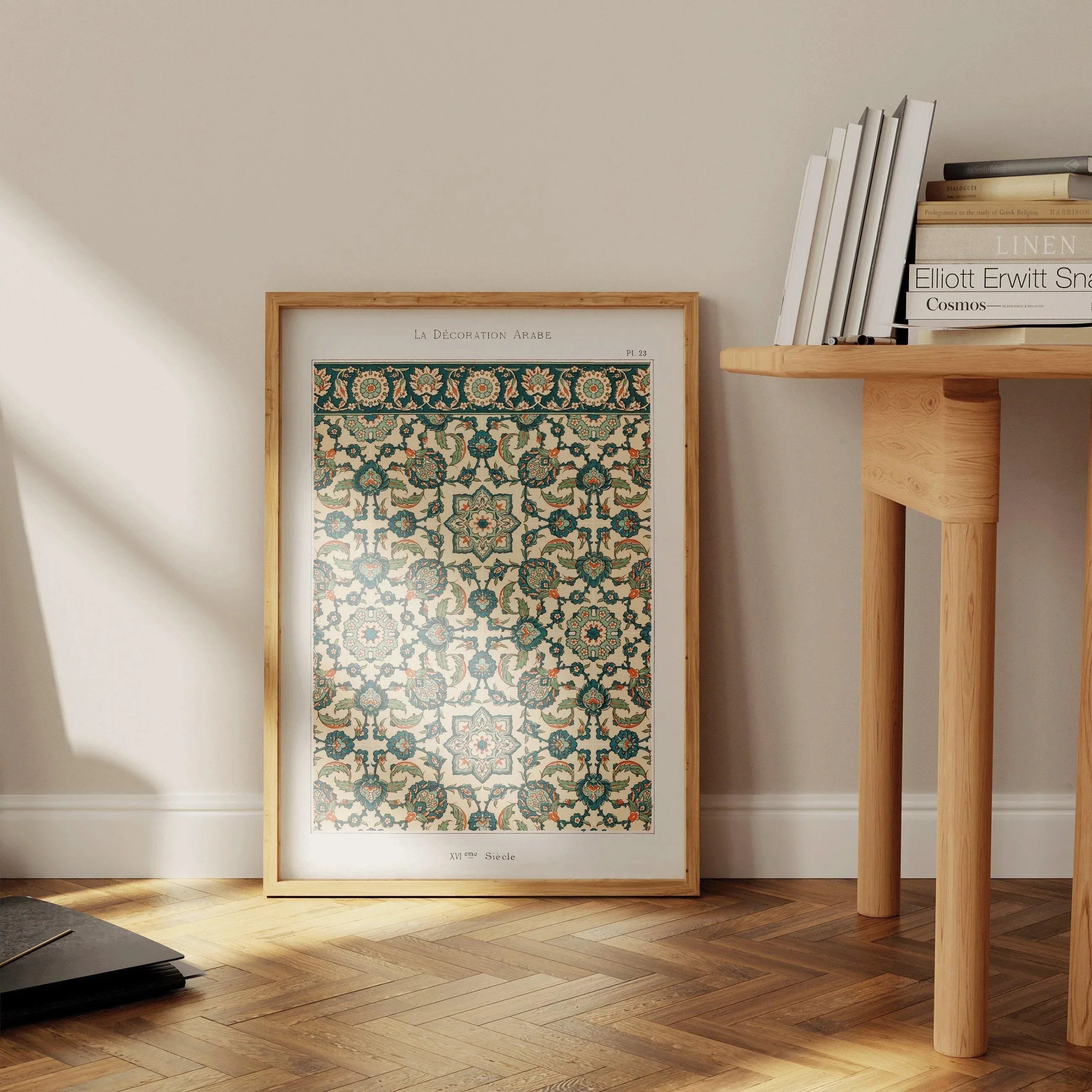 Vintage Persian Pattern Art Print: Islamic Middle - Eastern Design - 9ArtPrints