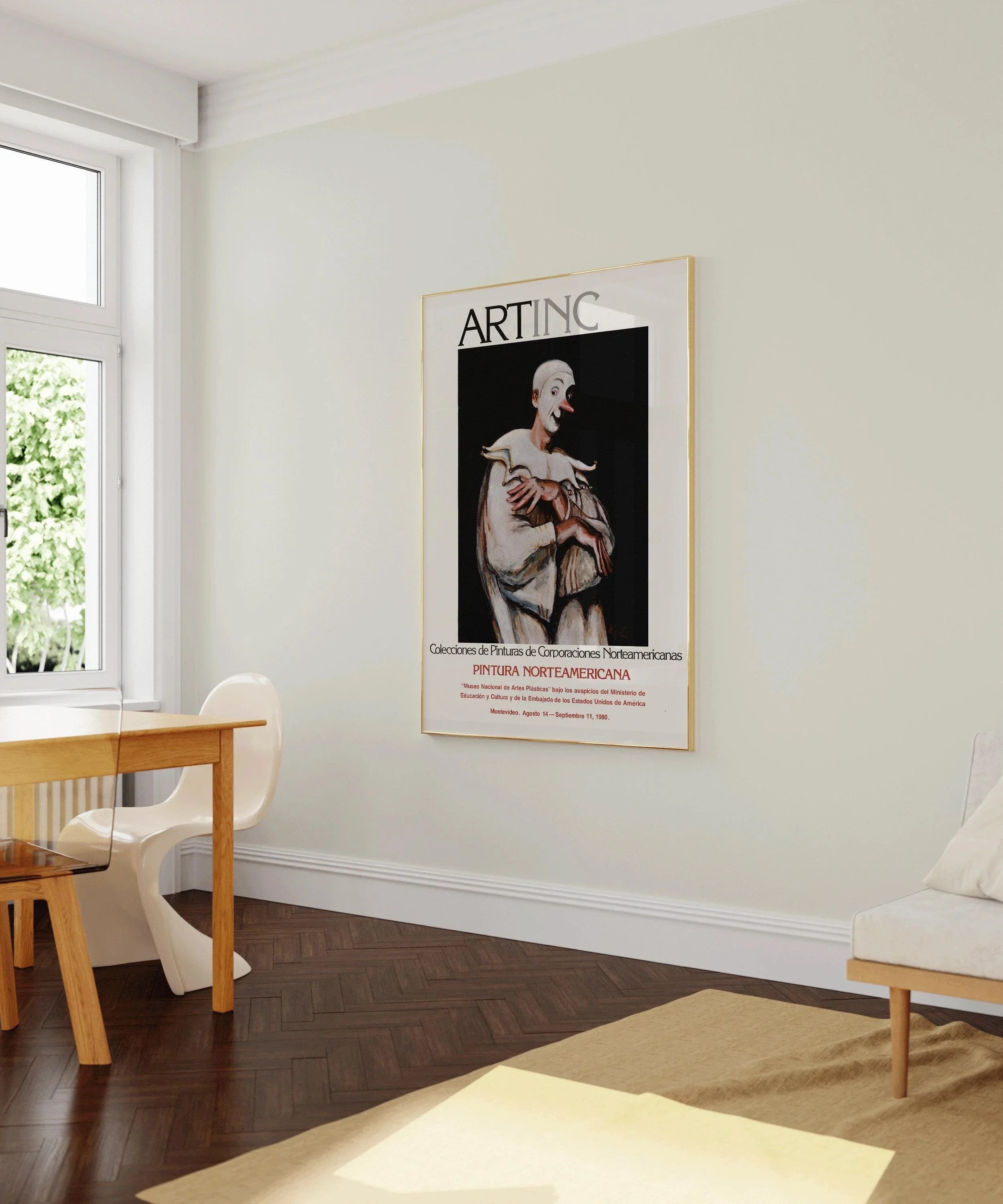 Vintage Poster - ART INC (USIA Poster in Spanish) | Available handframed or unframed - 9ArtPrints