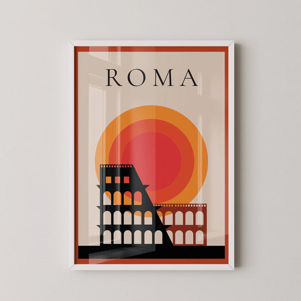 Vintage Rome — Italian Travel Poster Print