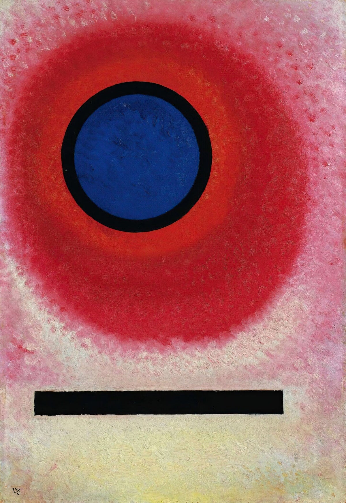 Wassily Kandinsky — Blue Circle 2 | Bauhaus Abstract Fine Art Print - 9ArtPrints