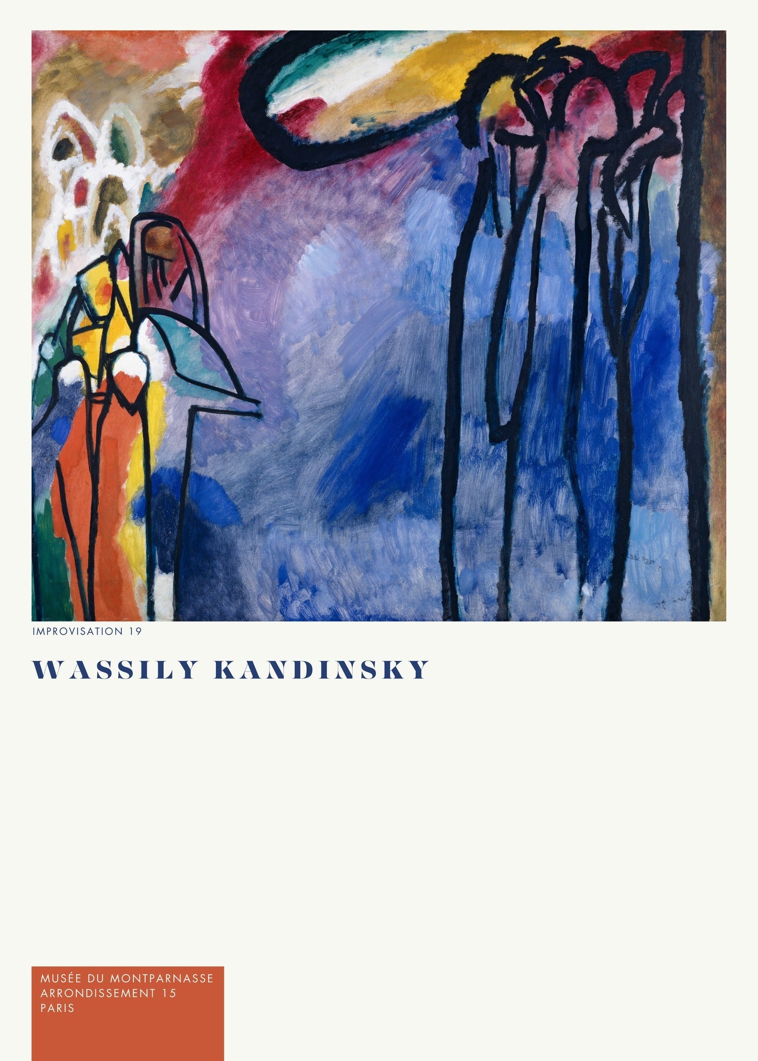 Wassily Kandinsky — Improvisation 19 | Fine Art Print - 9ArtPrints