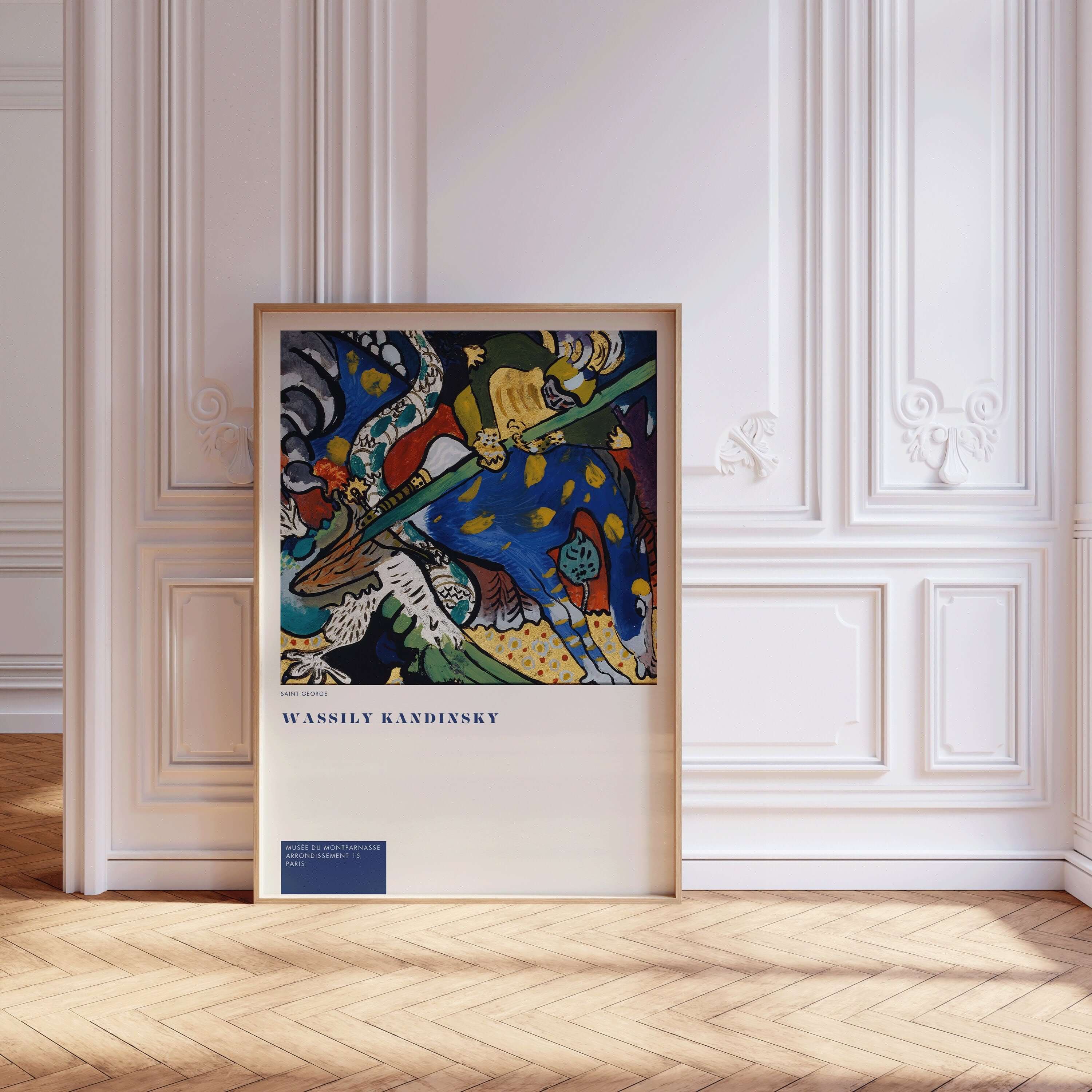 Wassily Kandinsky - St. George | Modern Abstract Art (available framed or unframed) - 9ArtPrints