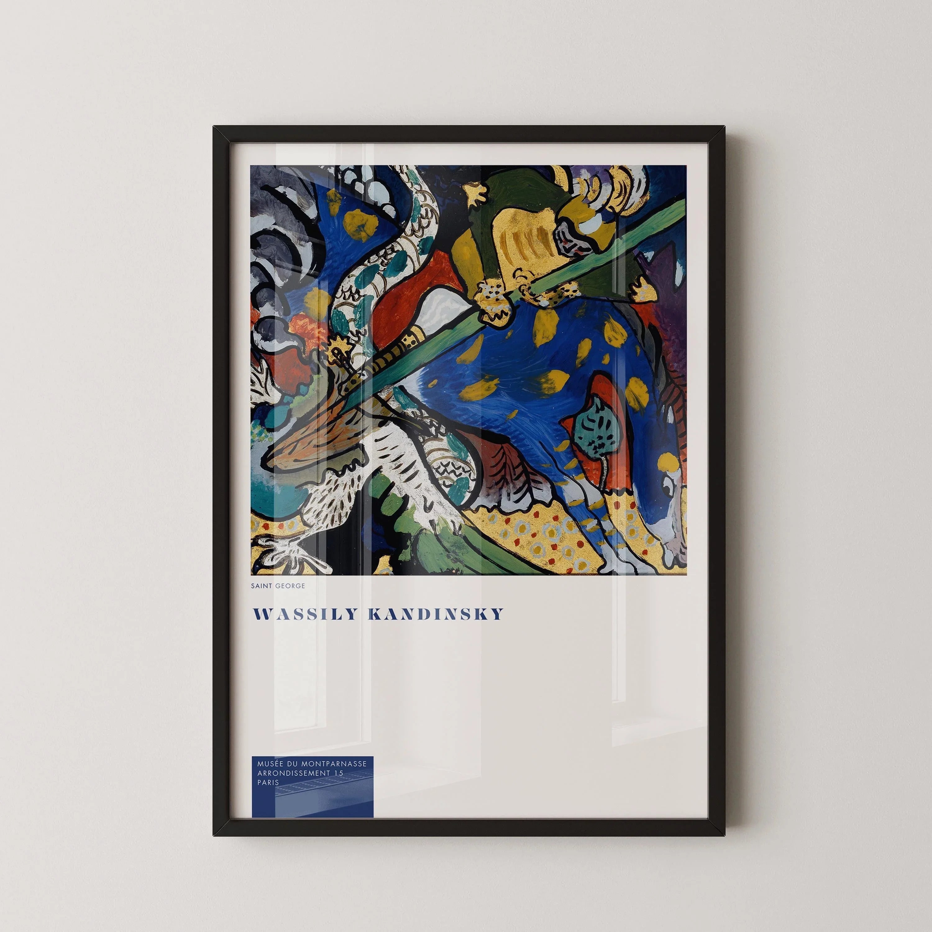 Wassily Kandinsky - St. George | Modern Abstract Art (available handframed or unframed) - 9ArtPrints
