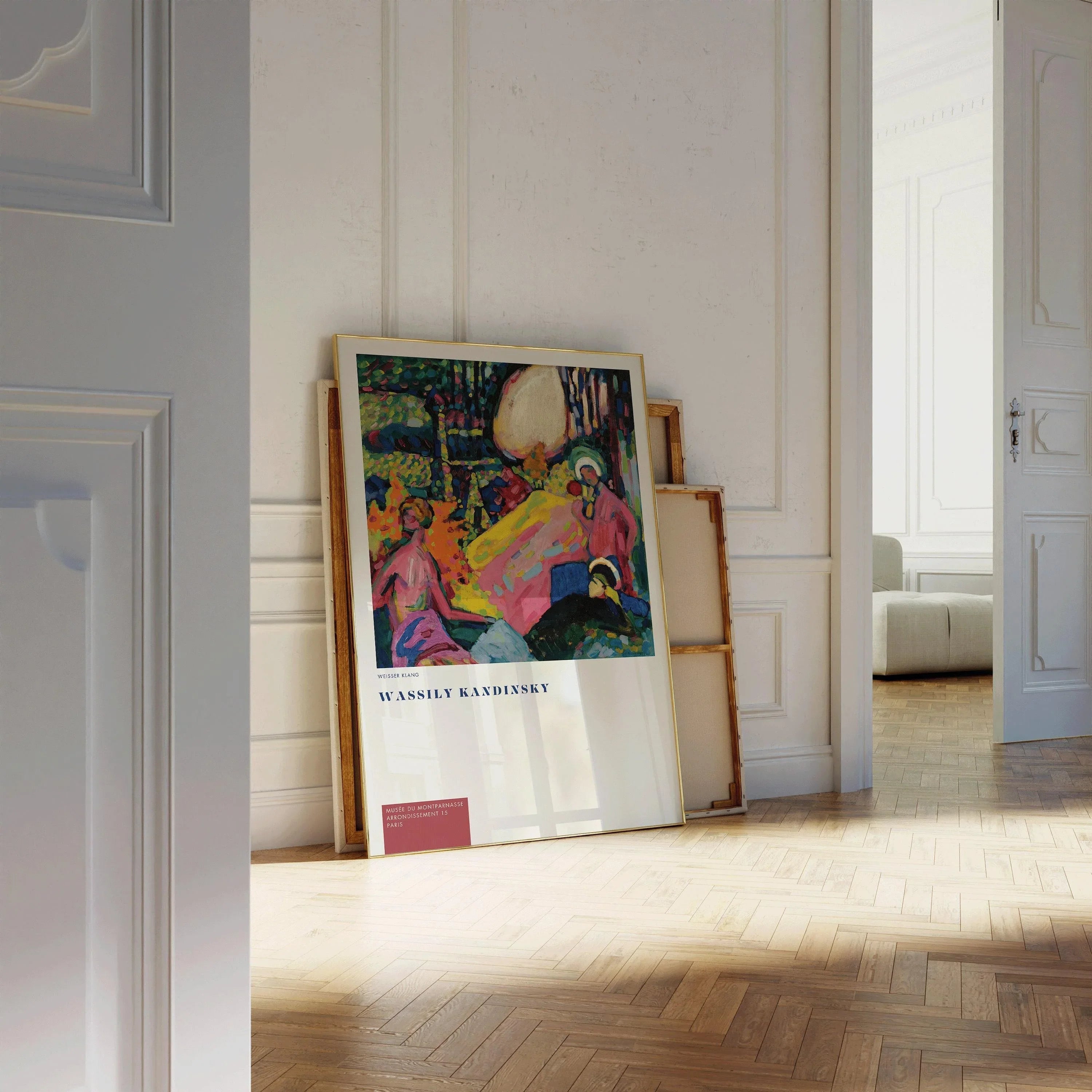 Wassily Kandinsky - White Noise (Weisser Klang) | Modern Abstract Art (available handframed or unframed) - 9ArtPrints