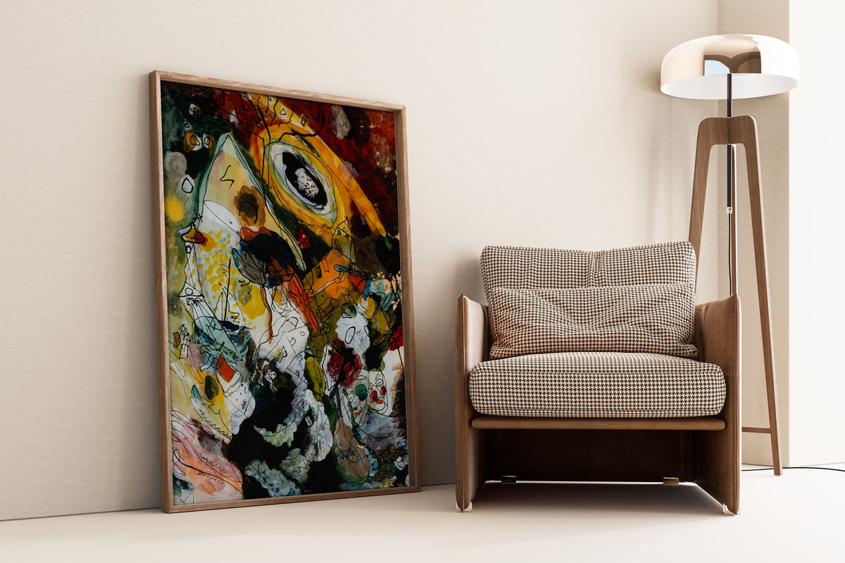 Wassily Kandinsky — With Nose Clip | Expressionist Fine Art Print