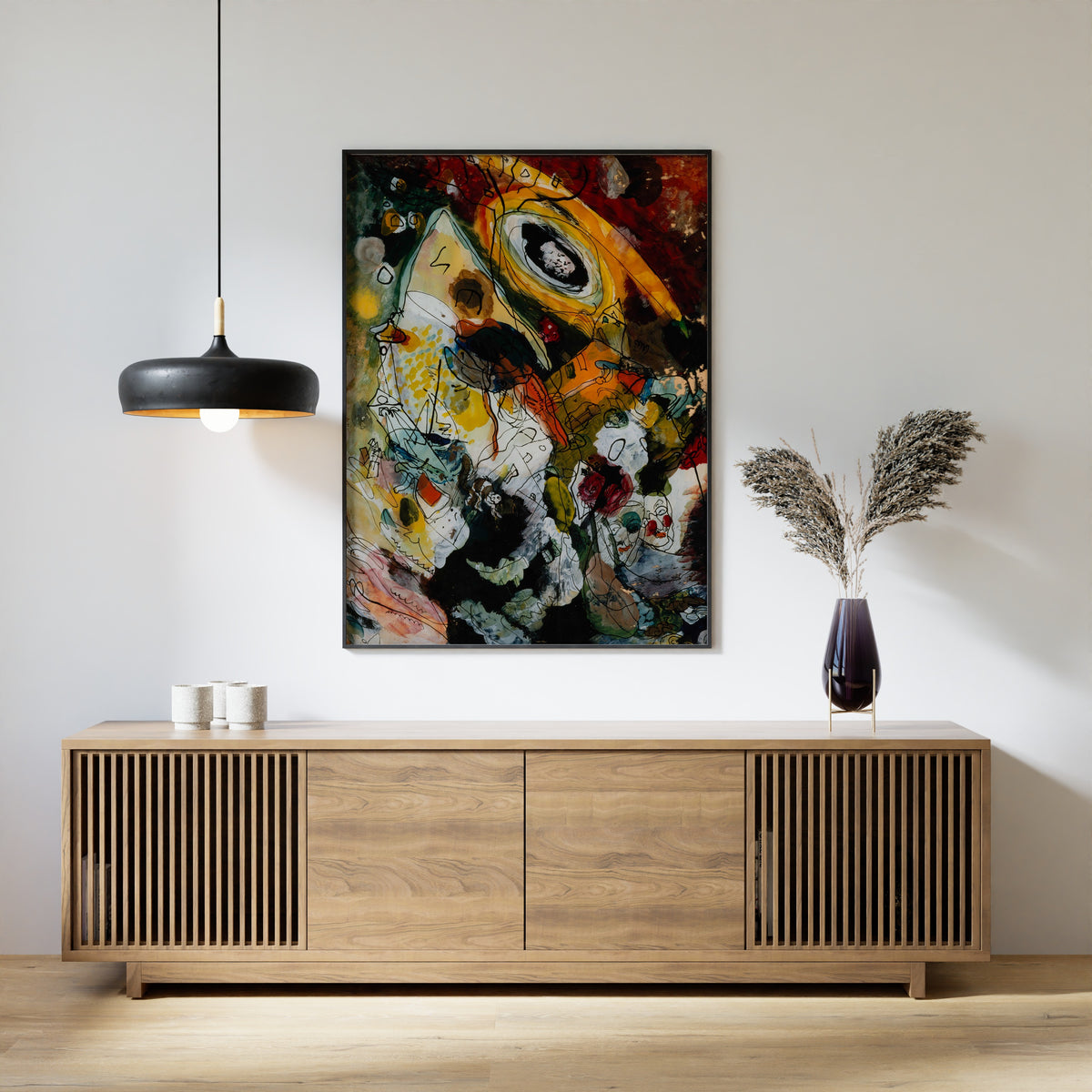 Wassily Kandinsky — With Nose Clip | Expressionist Fine Art Print
