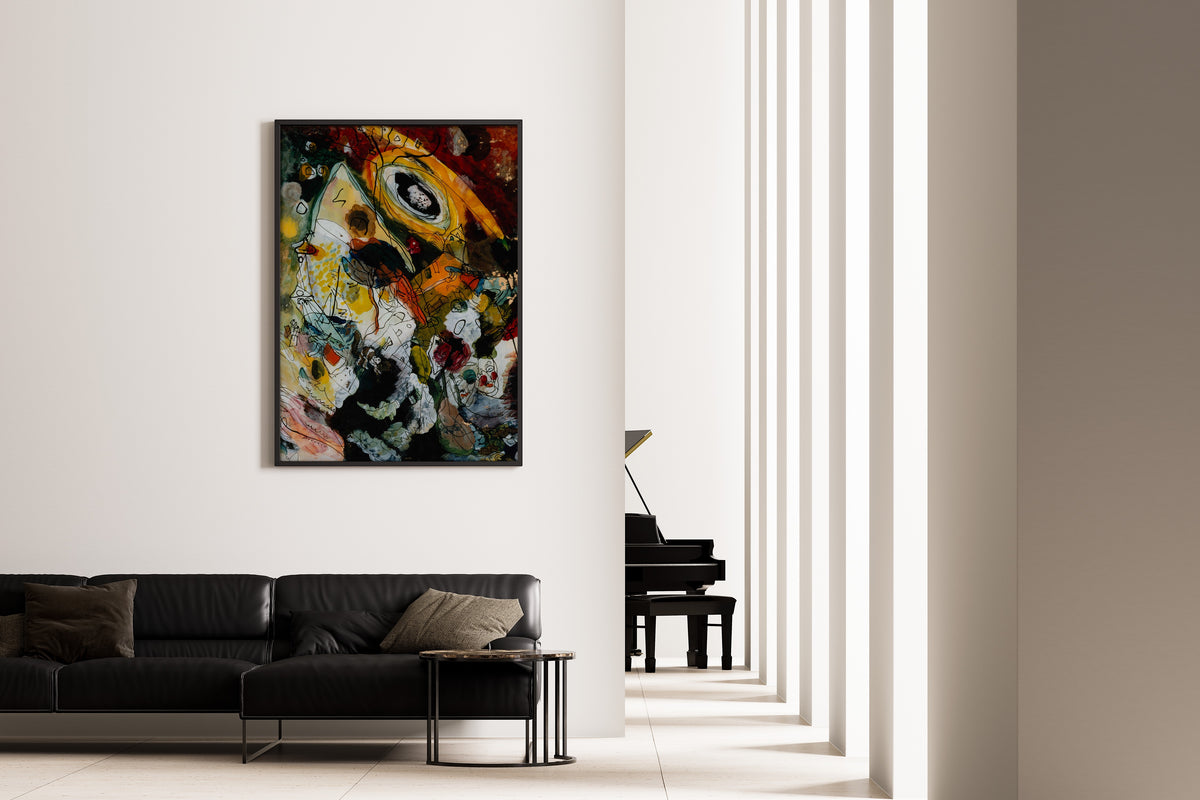 Wassily Kandinsky — With Nose Clip | Expressionist Fine Art Print