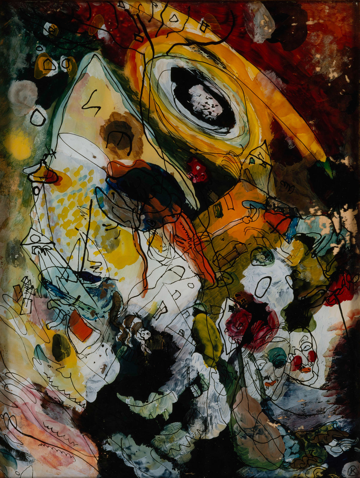 Wassily Kandinsky — With Nose Clip | Expressionist Fine Art Print