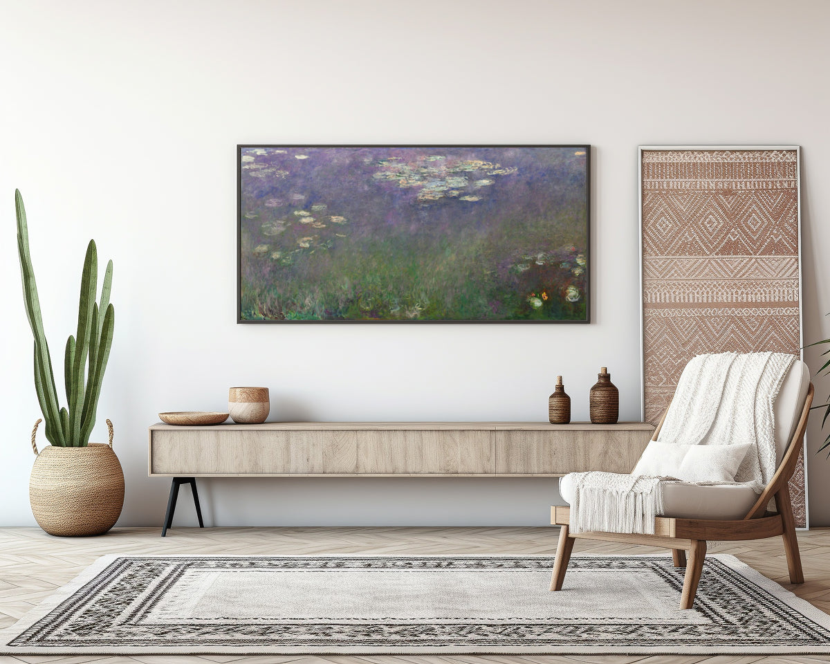 Claude Monet — Water Lilies and Agapanthus | Fine Art Print