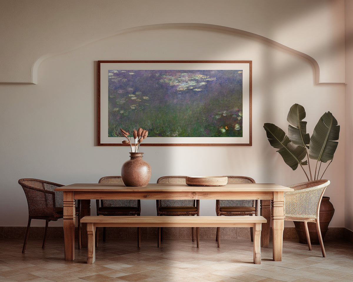 Claude Monet — Water Lilies and Agapanthus | Fine Art Print