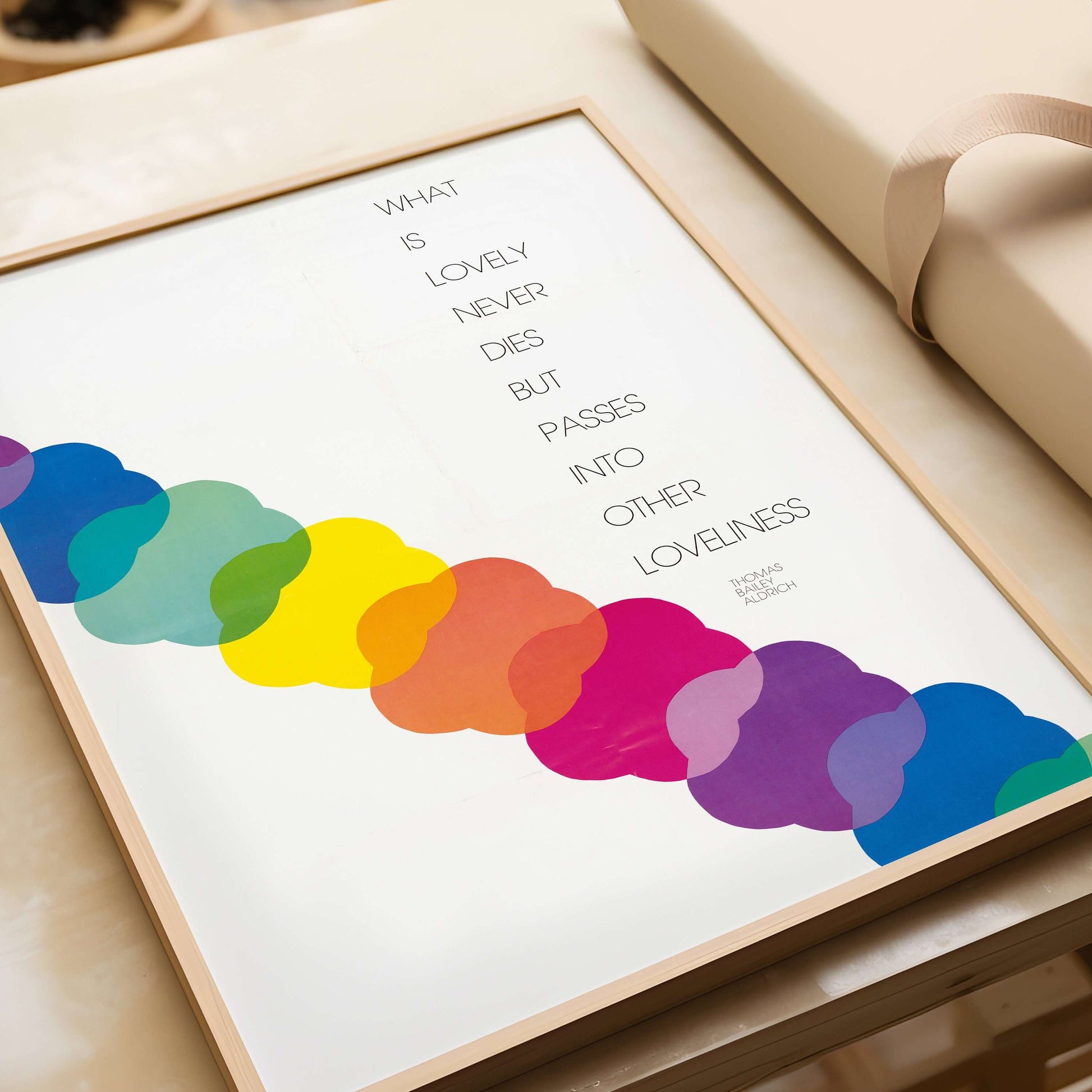 What Is Lovely | Minimalist Typography Poster (Available framed or unframed) - 9ArtPrints