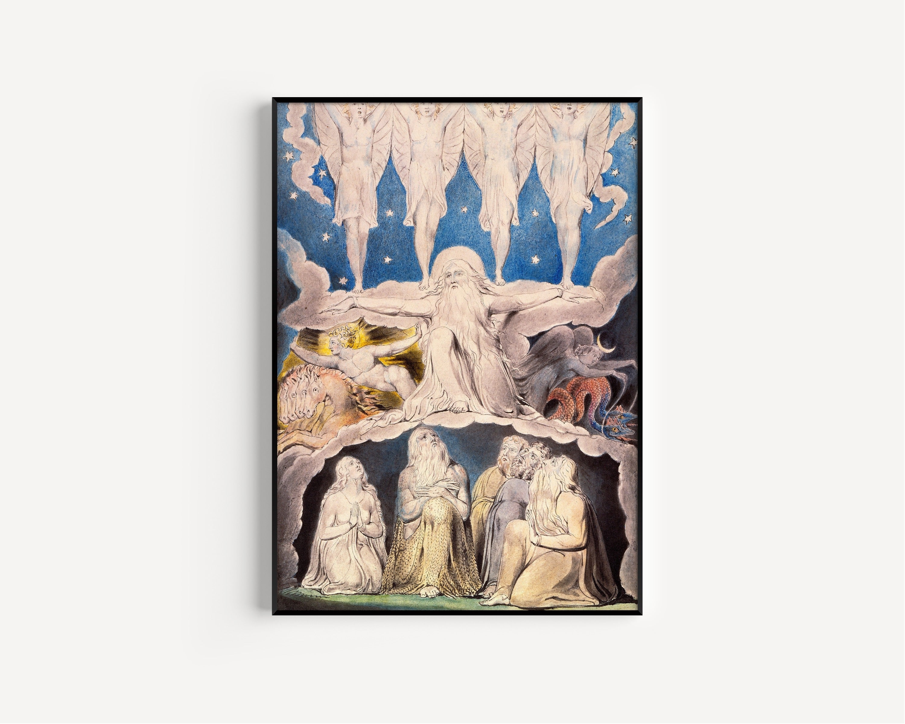 William Blake — When the Morning Stars Sang Together | Fine Art Giclée Print - 9ArtPrints