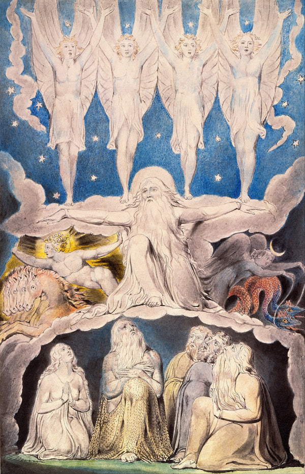 William Blake — When the Morning Stars Sang Together | Fine Art Giclée Print
