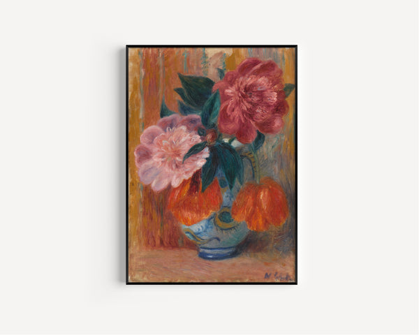 William Glackens — Tulips and Peonies in Pitcher | Fine Art Print