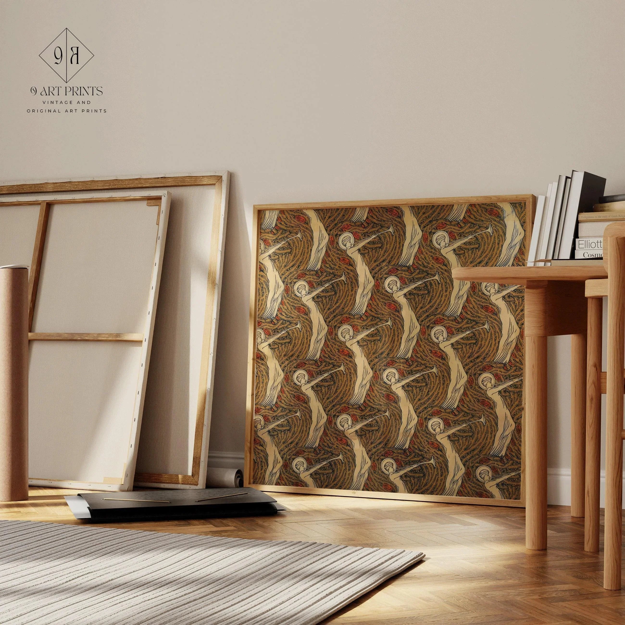 William Morris Angels Print: Vintage Botanical Art, Giclee Paper - 9ArtPrints