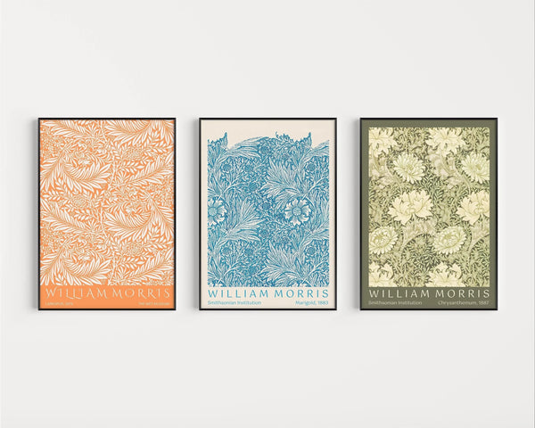 William Morris — Statement Trio | Art Nouveau Exhibition Prints