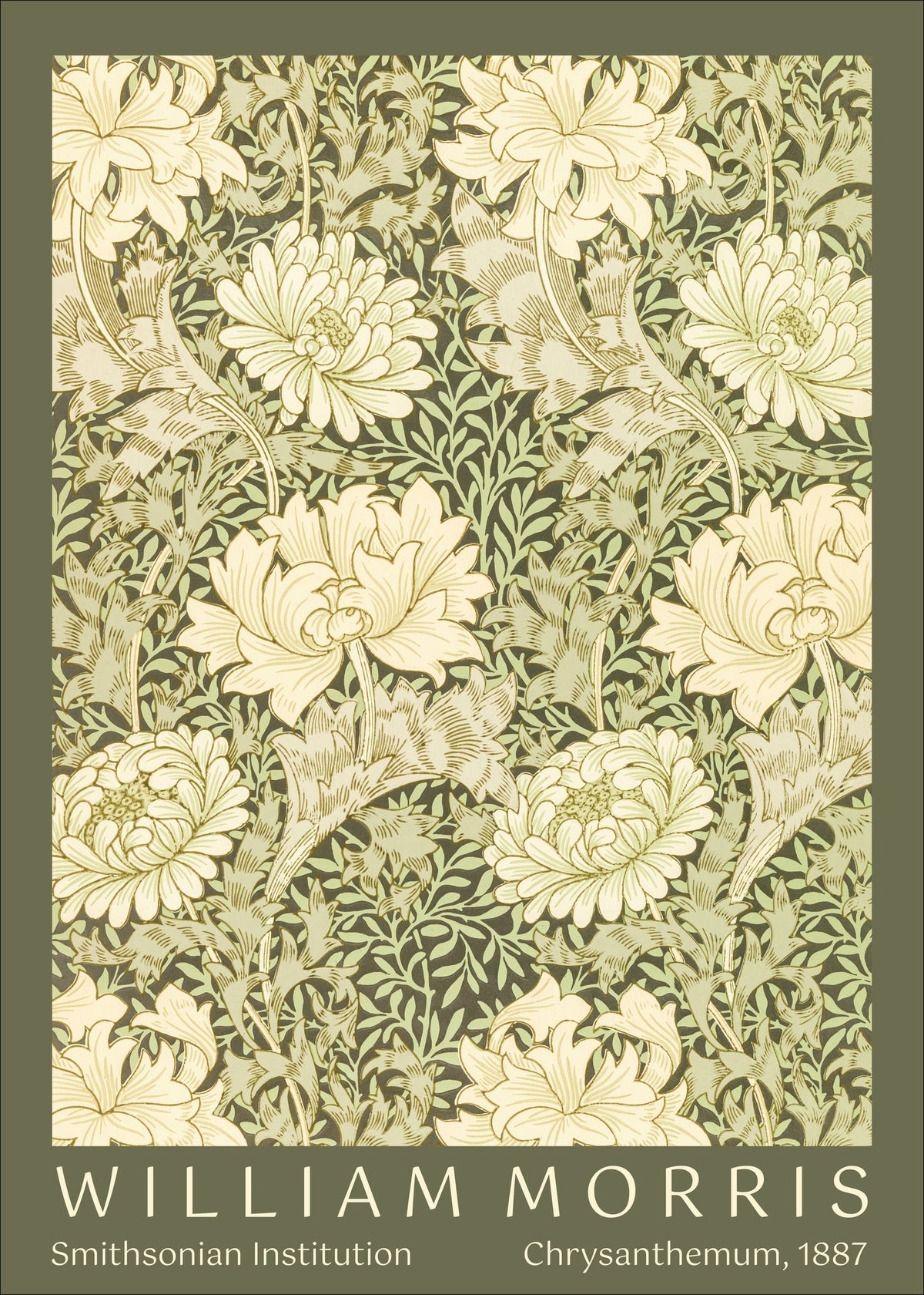 William Morris — Chrysanthemum | Botanical Art Print