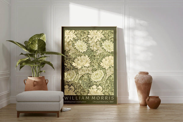 William Morris — Chrysanthemum | Botanical Art Print