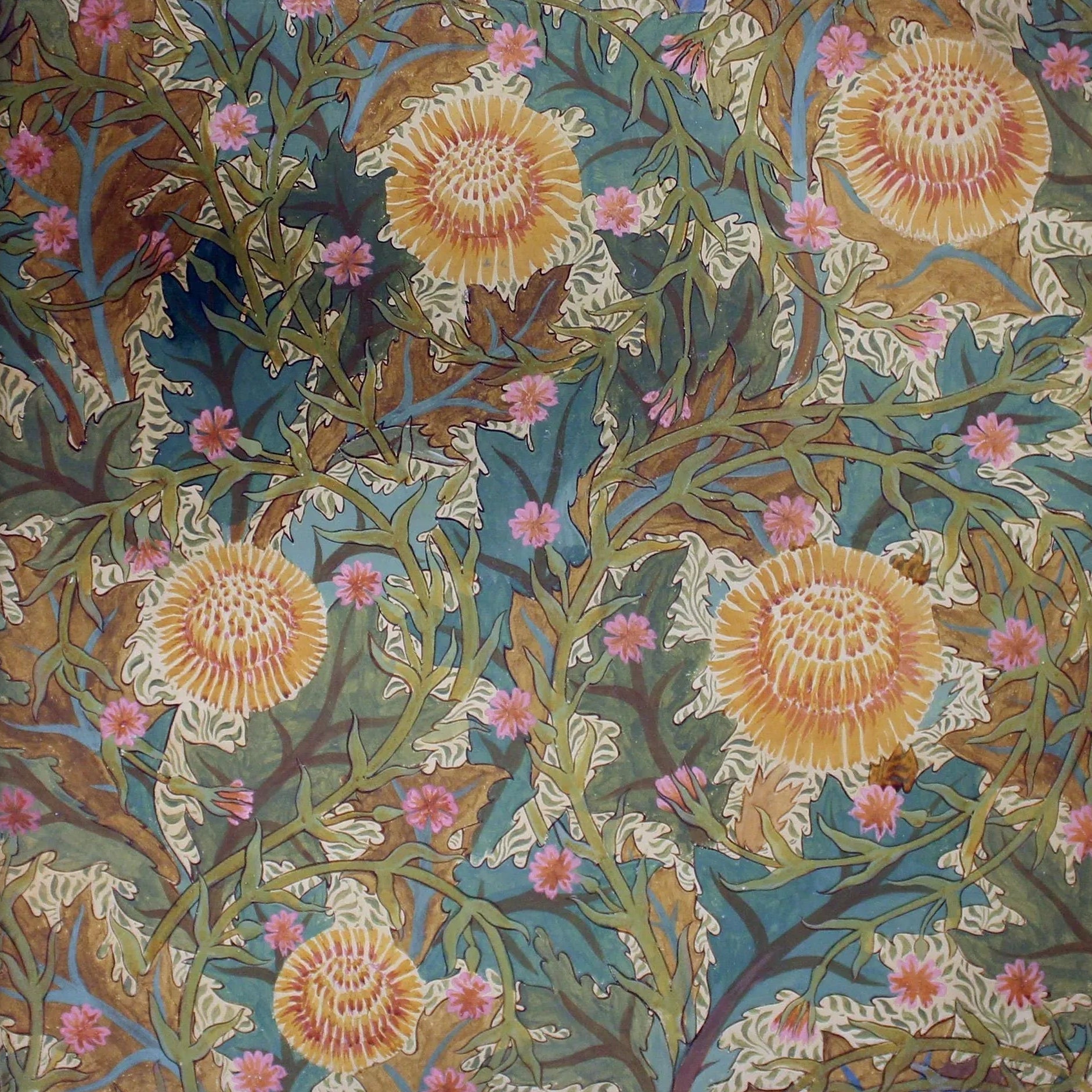 William Morris Chrysanthemum Print: Vintage Botanical Art, Framed or Unframed - 9ArtPrints