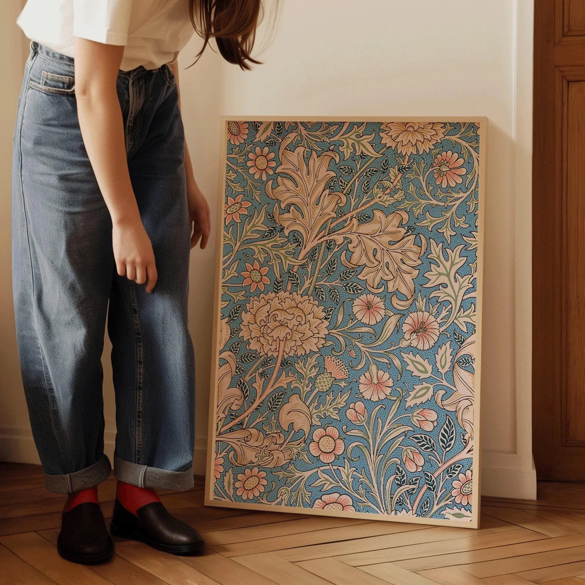 William Morris 'Double Bough' Floral Giclee Print - 9ArtPrints