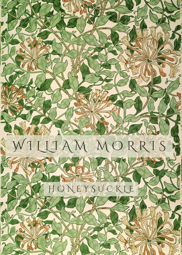 William Morris — Honeysuckle (Green) | Botanical Art Print