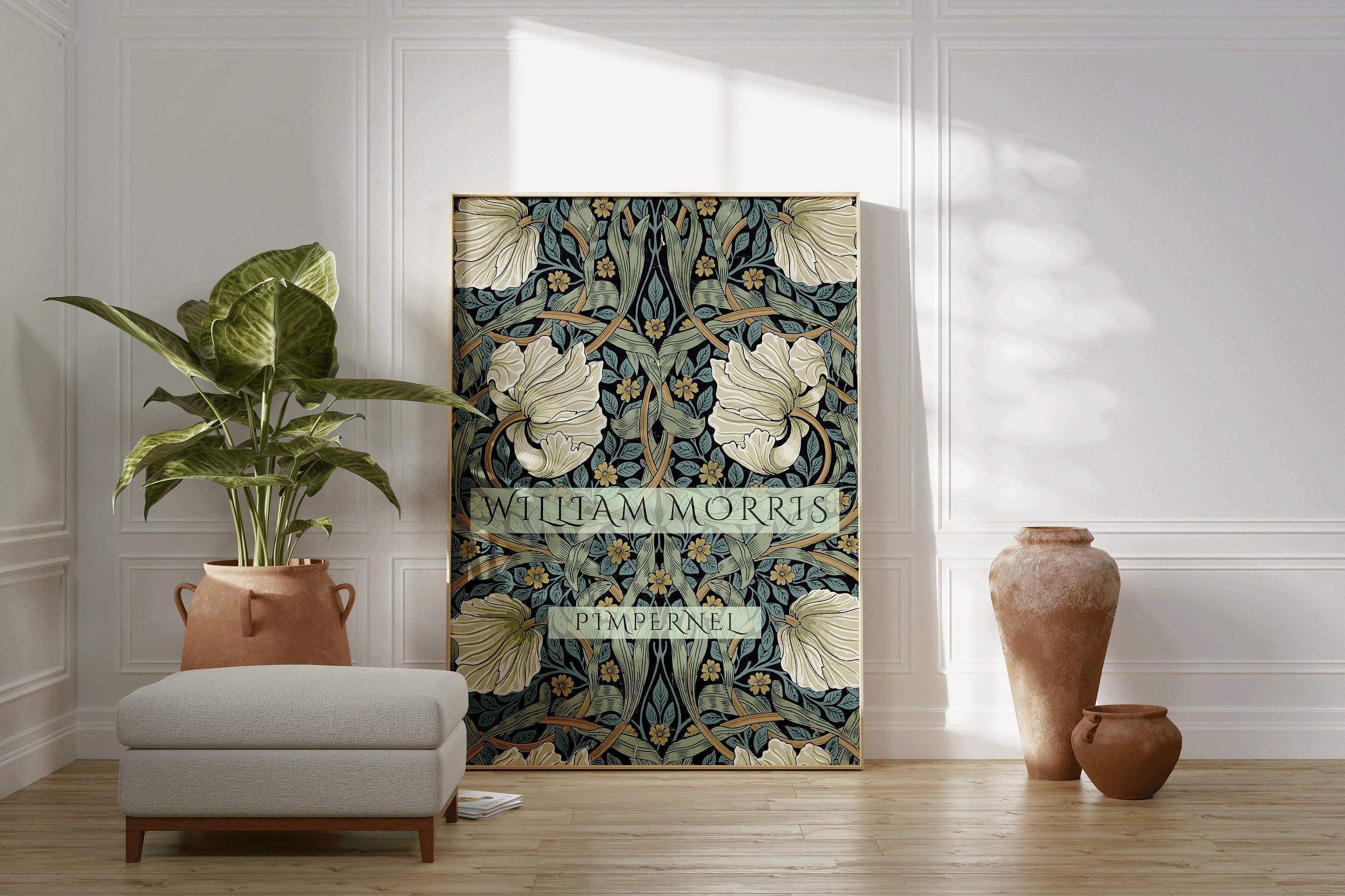 William Morris Pimpernel Art Print: Vintage Botanical Giclee Poster - 9ArtPrints