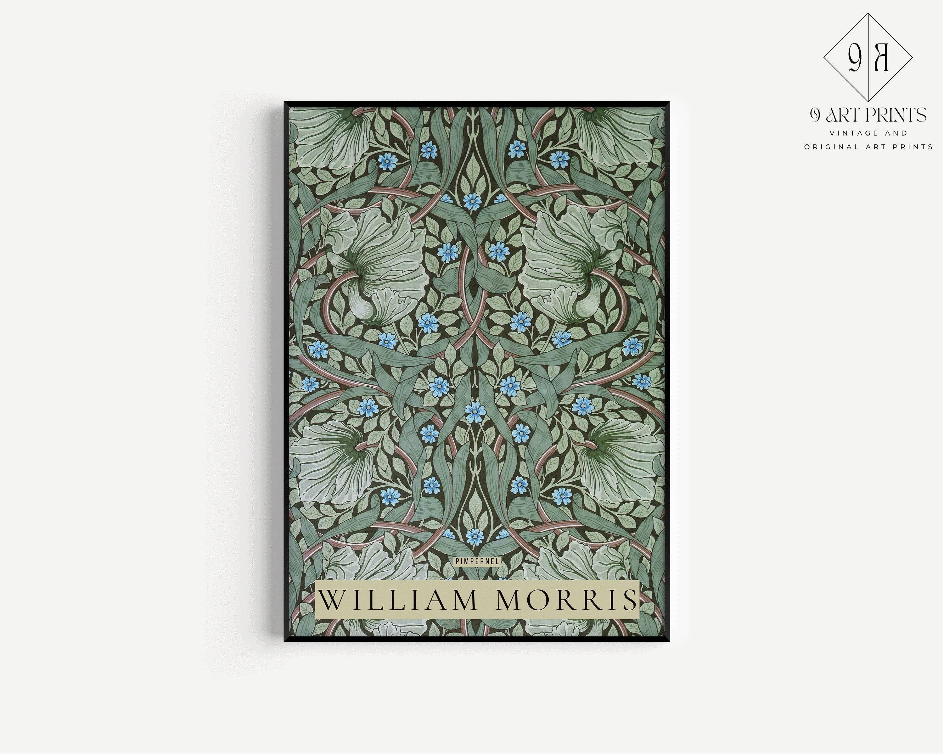 William Morris - Pimpernel PREMIUM GICLÉE PRINT | Vintage Floral Art (available handframed or unframed) - 9ArtPrints