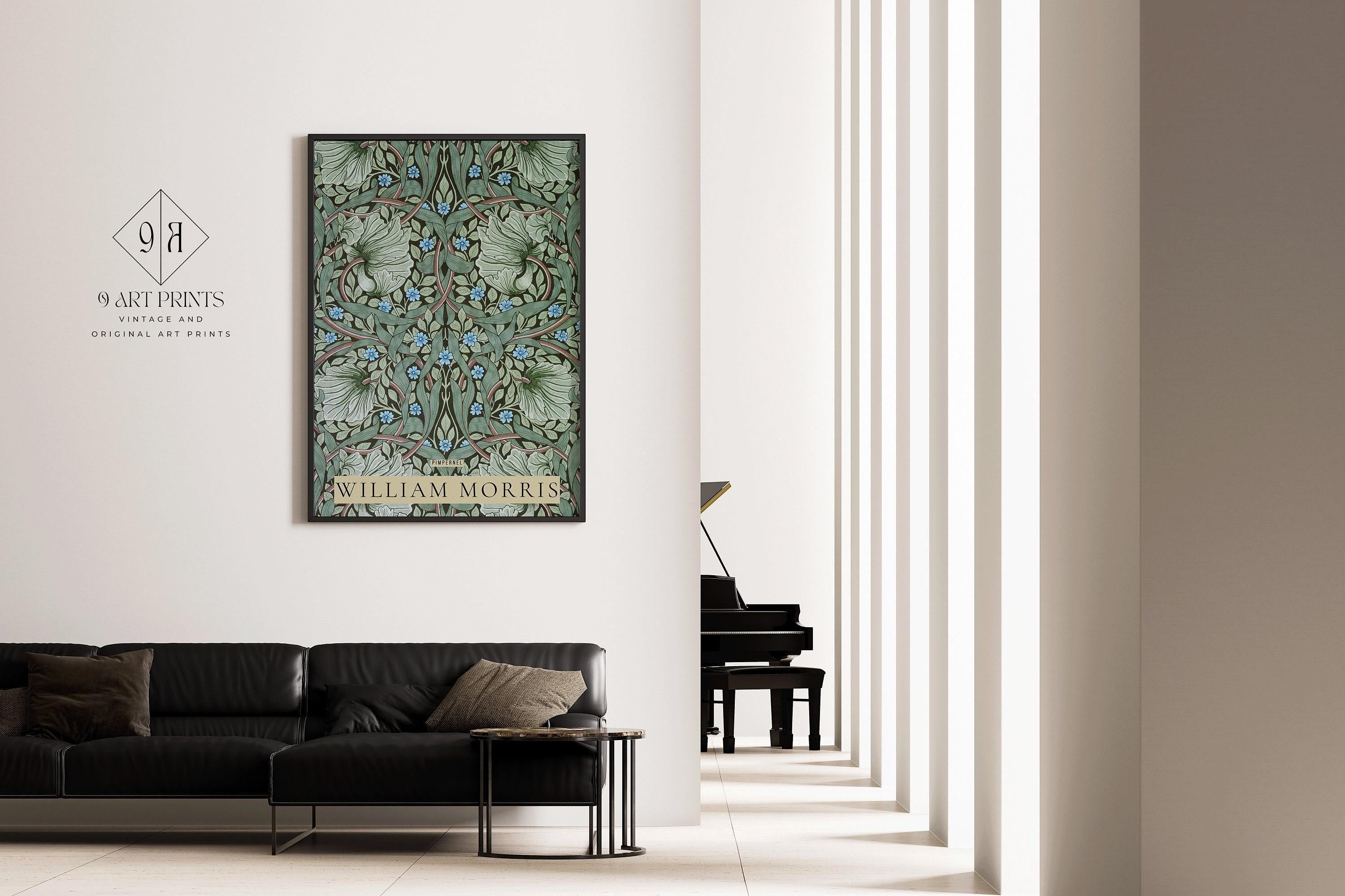 William Morris - Pimpernel PREMIUM GICLÉE PRINT | Vintage Floral Art (available handframed or unframed) - 9ArtPrints