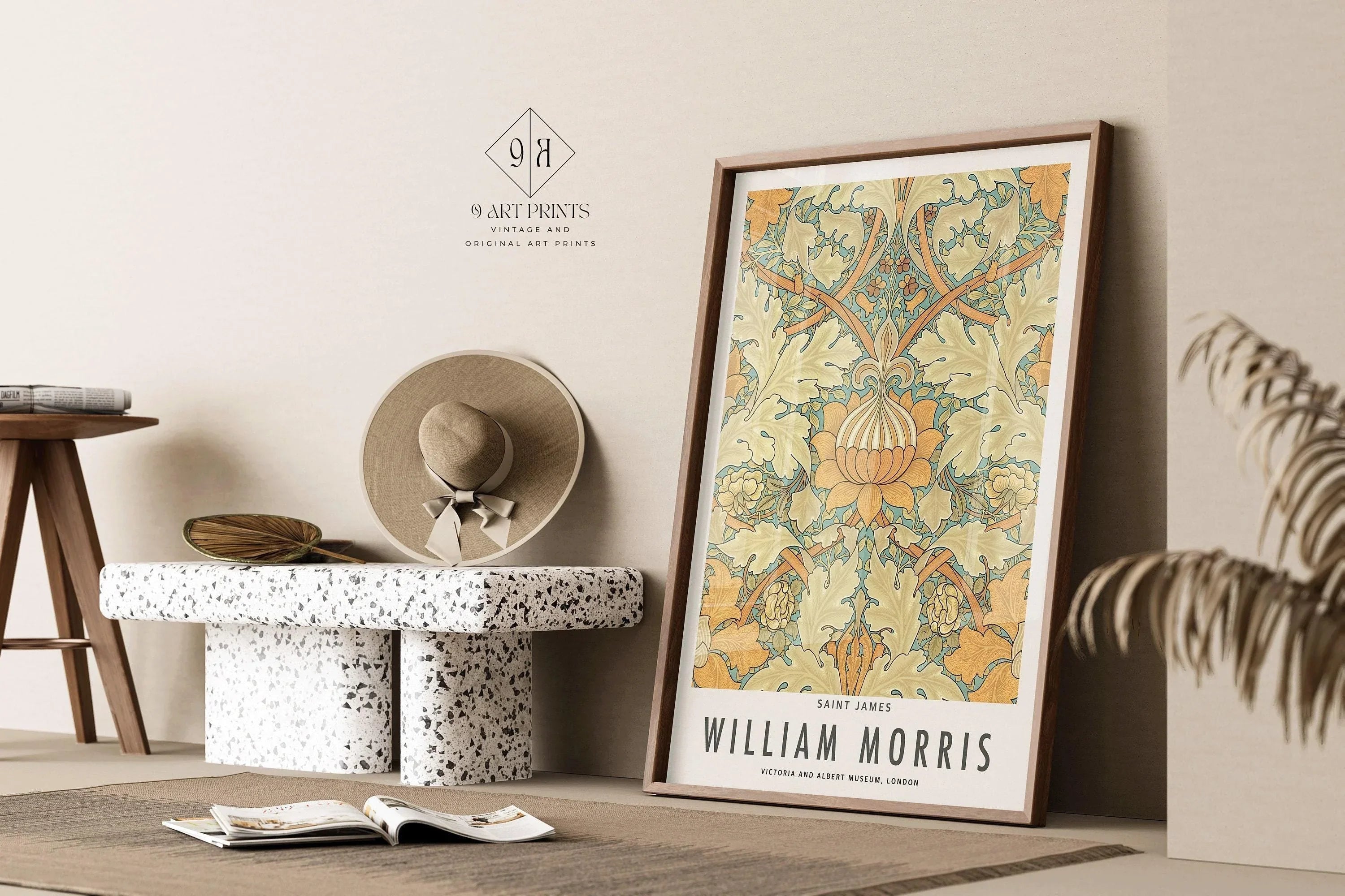 William Morris St. James Print: Vintage Botanical Art Poster - 9ArtPrints