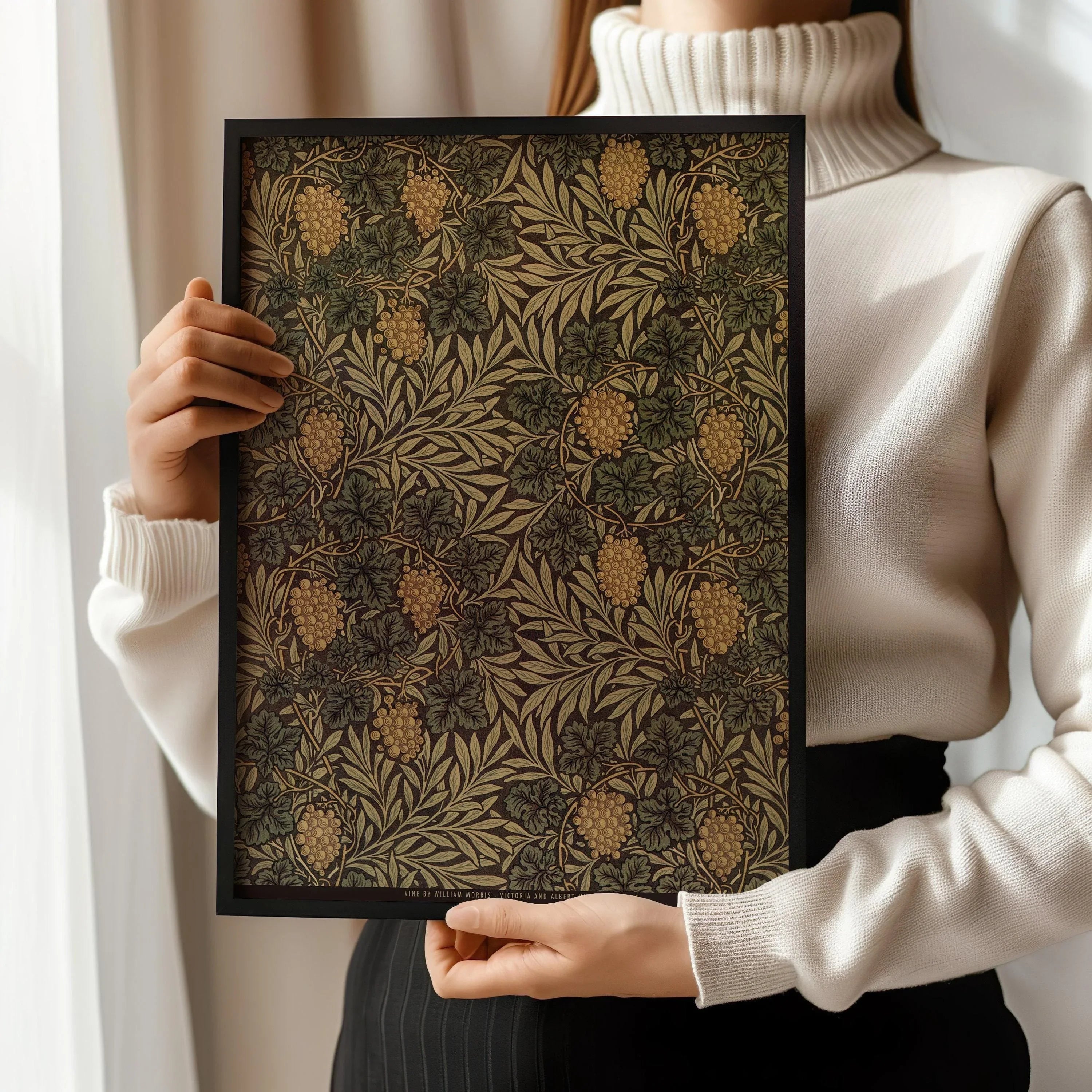 William Morris Vine Art Print: Vintage Botanical Giclee - 9ArtPrints