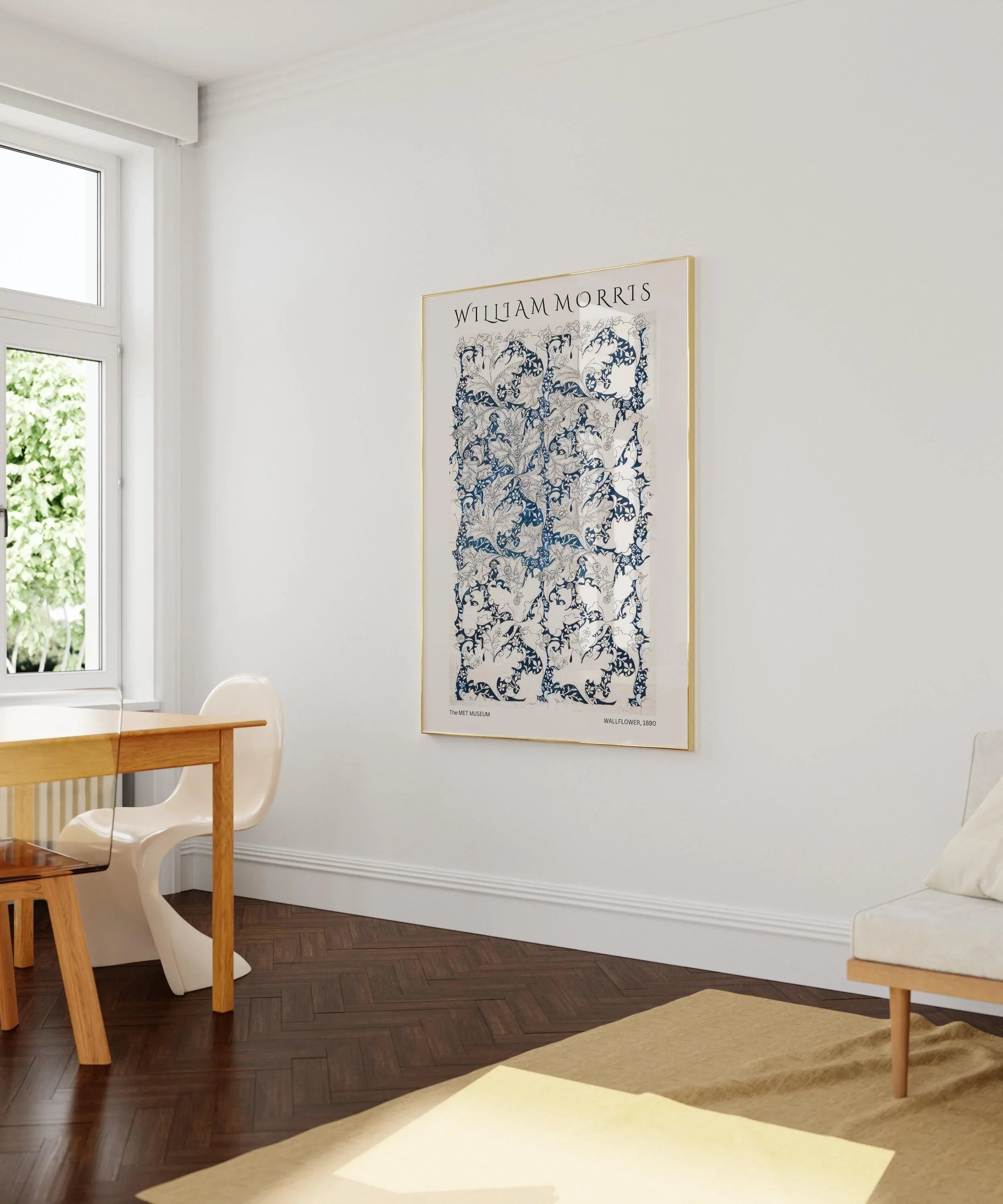 William Morris Wallflower Art Print: Vintage Botanical Poster - 9ArtPrints