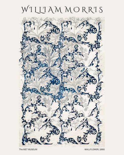William Morris — Wallflower | Botanical Art Print - 9ArtPrints
