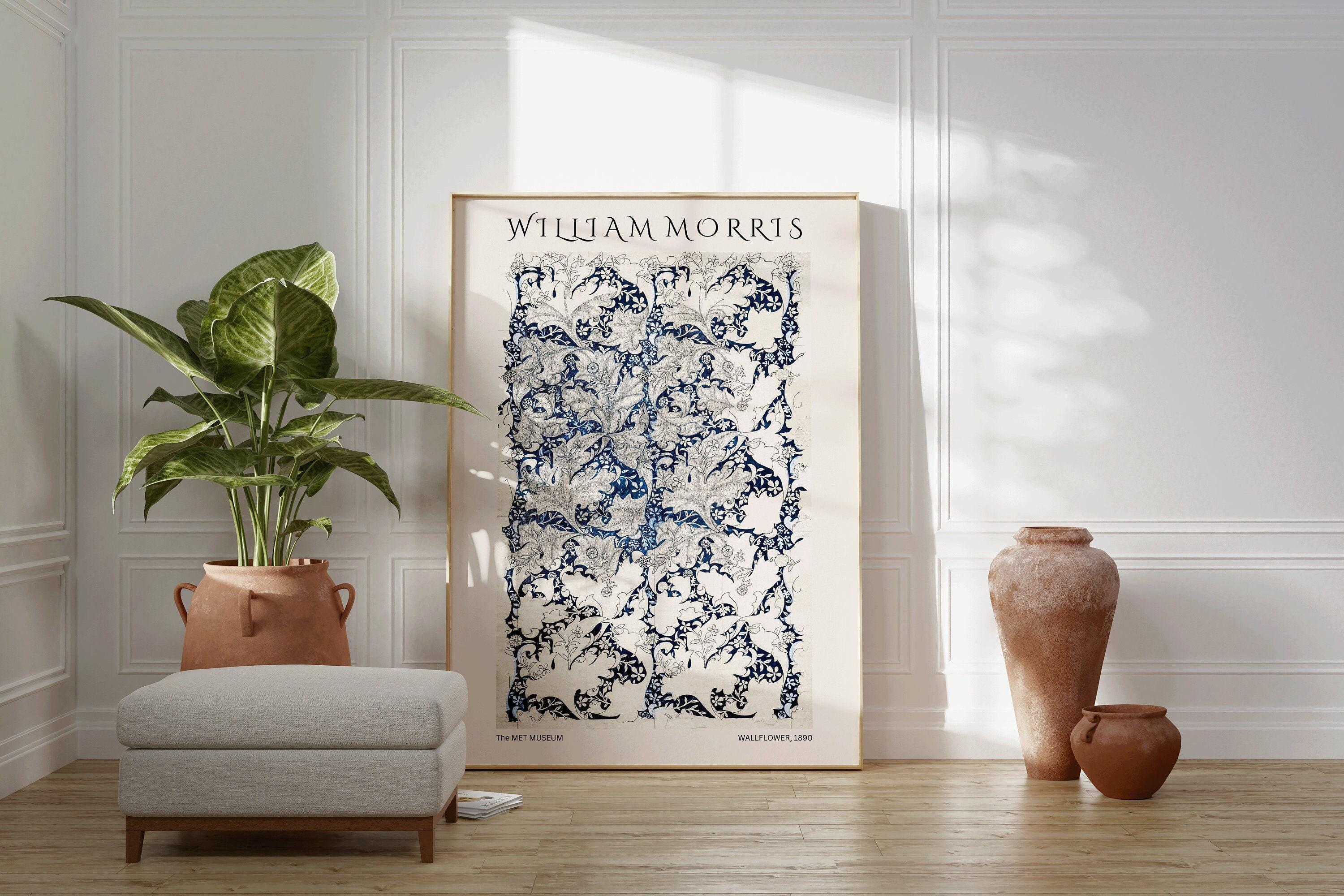 William Morris - Wallflower PREMIUM GICLÉE PRINT | Vintage Botanical Pattern Poster (available handframed or unframed) - 9ArtPrints