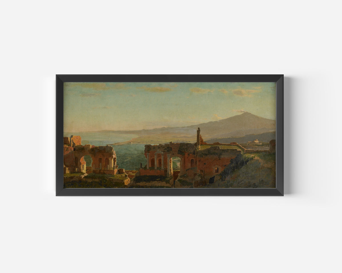 William Stanley Haseltine — Mt. Aetna | Landscape Fine Art Print