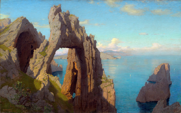 William Stanley Haseltine — Natural Arch at Capri | Landscape Fine Art Print