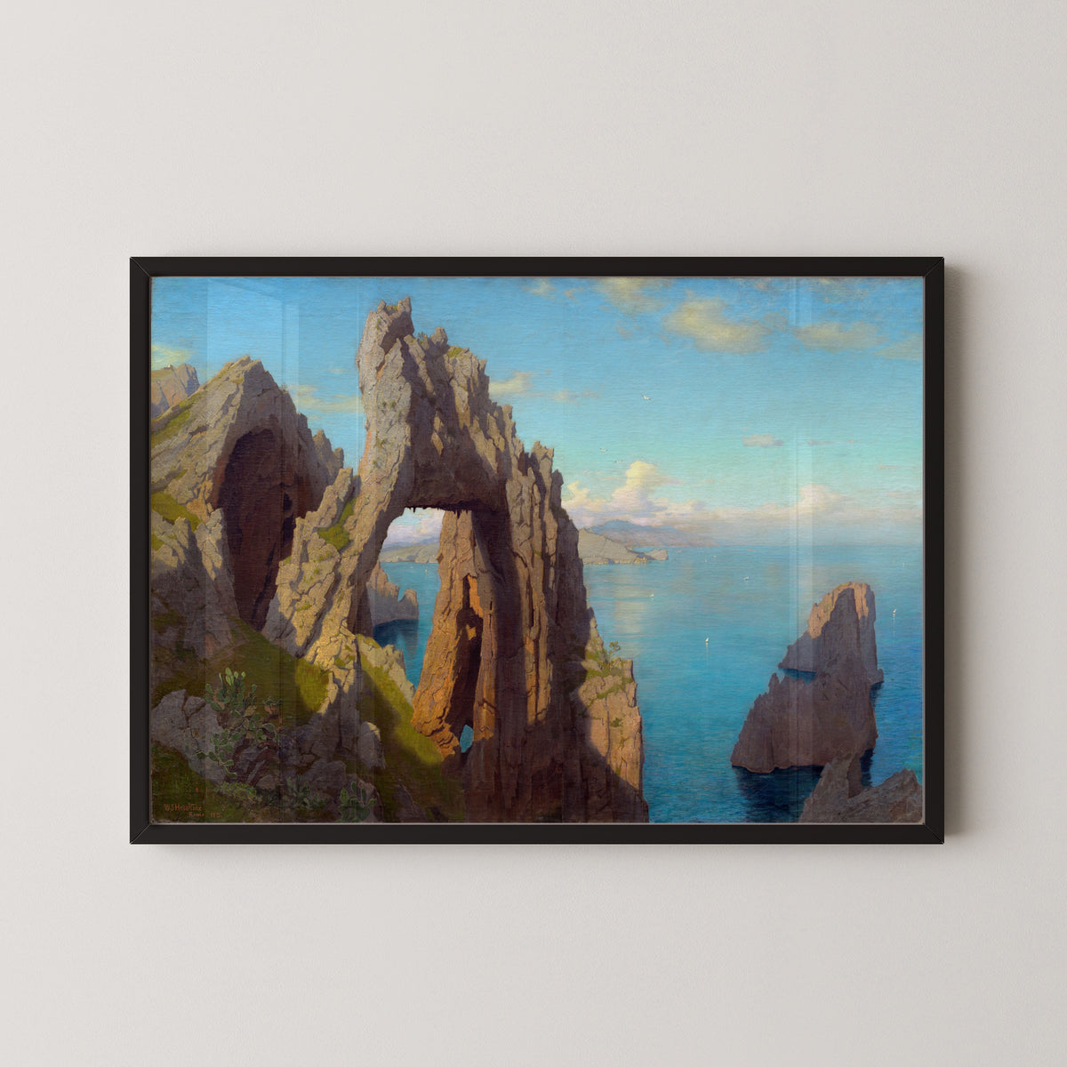 William Stanley Haseltine — Natural Arch at Capri | Landscape Fine Art Print