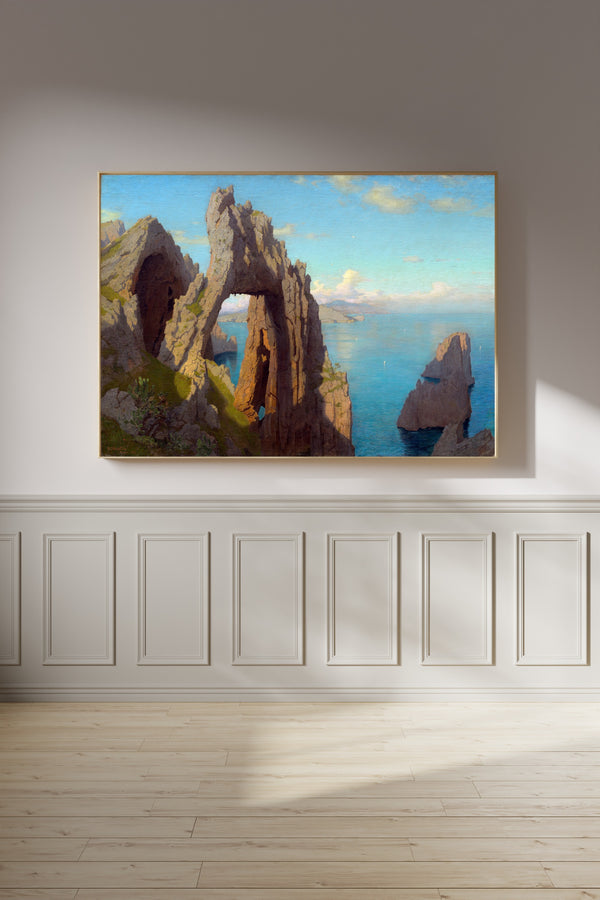 William Stanley Haseltine — Natural Arch at Capri | Landscape Fine Art Print