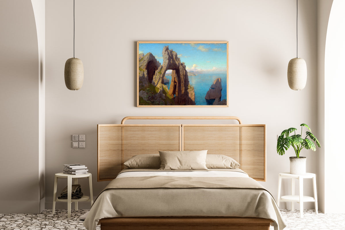 William Stanley Haseltine — Natural Arch at Capri | Landscape Fine Art Print
