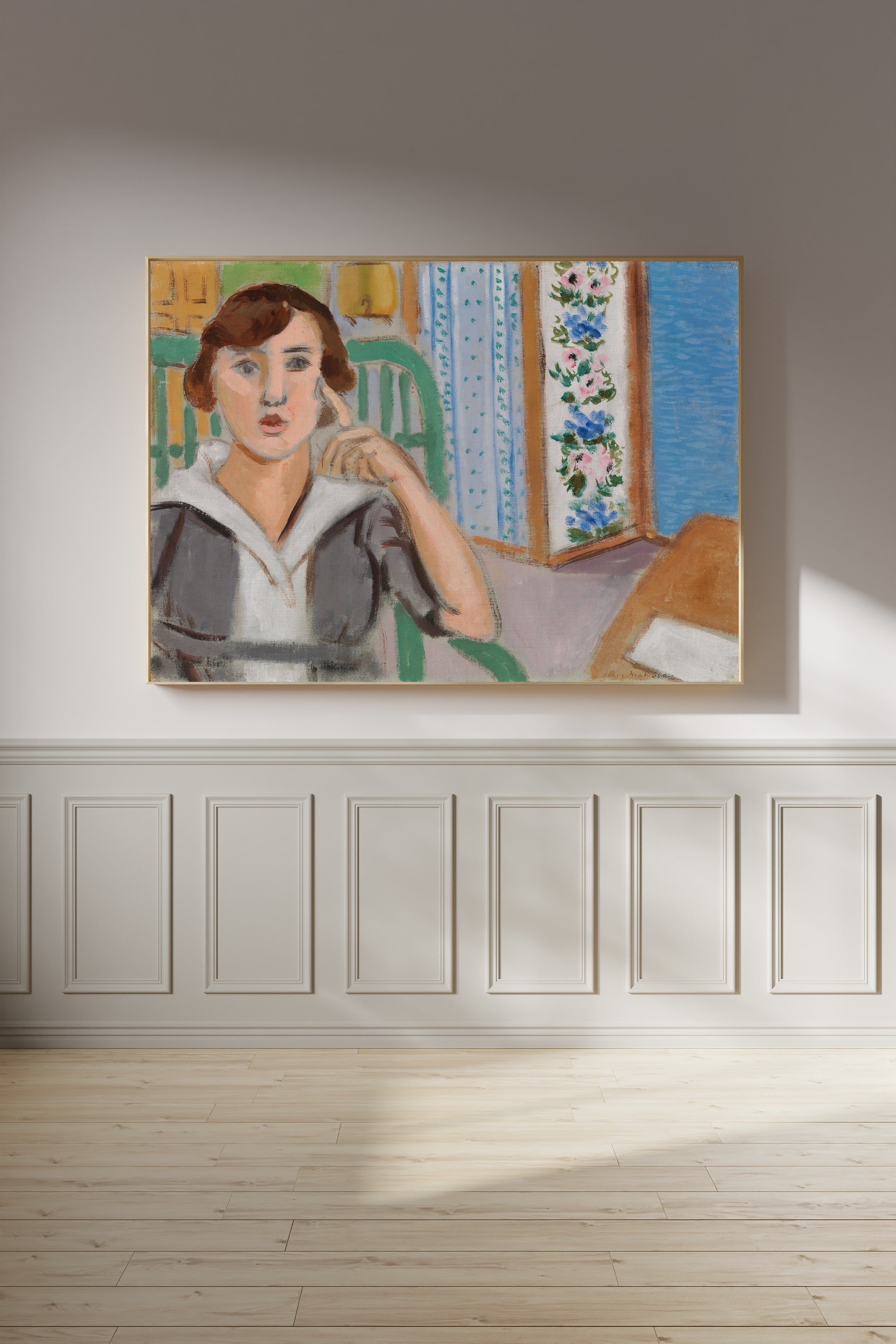Henri Matisse — Woman and Screen | Fine Art Print