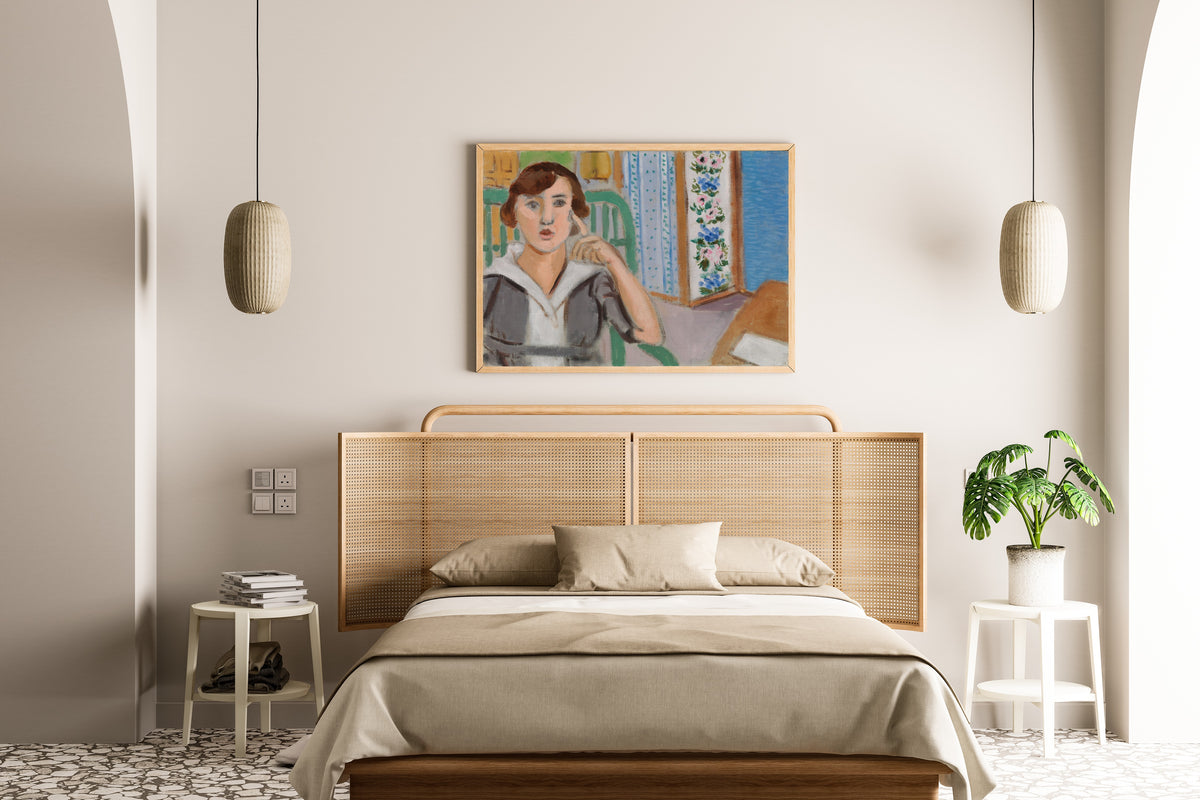 Henri Matisse — Woman and Screen | Fine Art Print