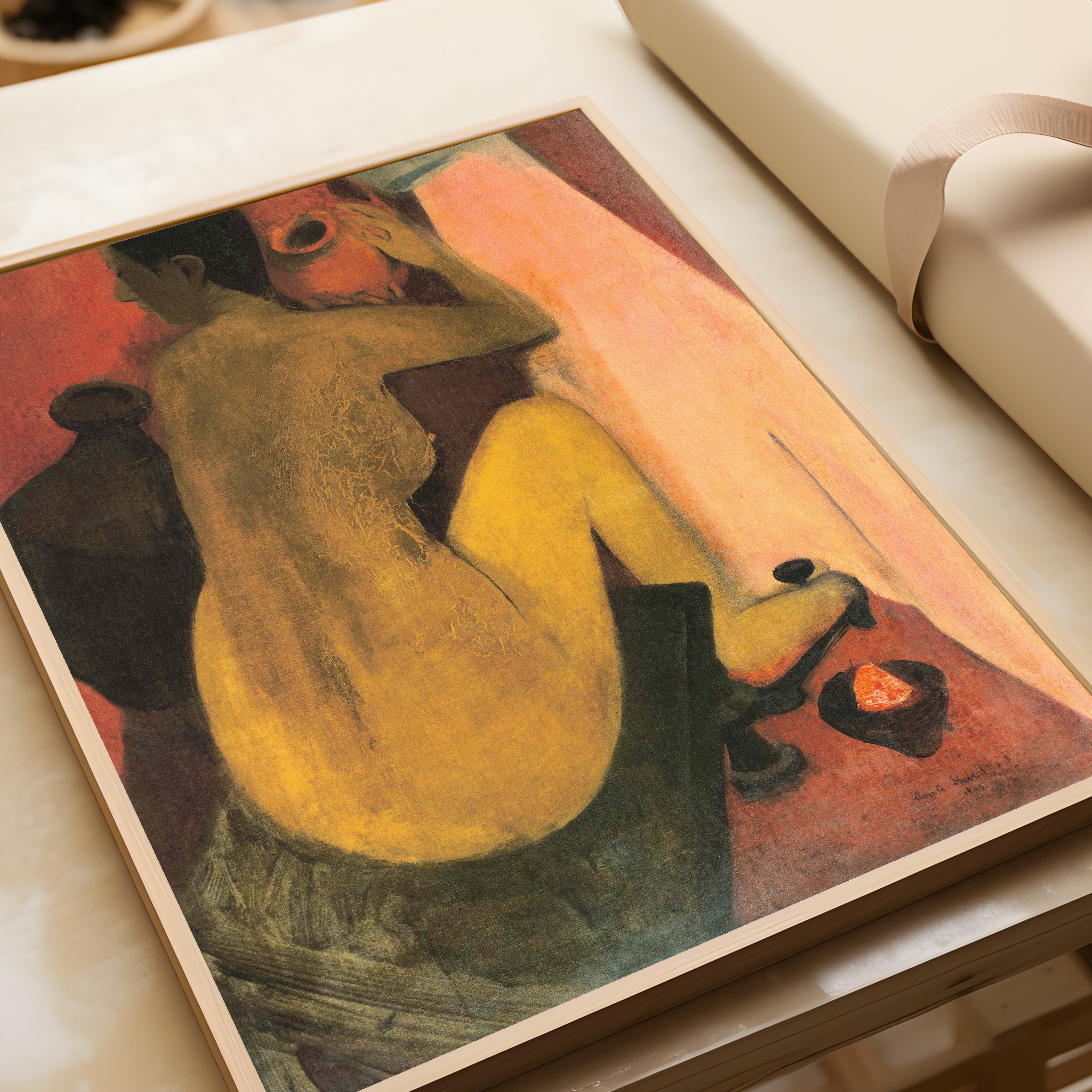 Amrita Sher-Gil — Woman at Bath | Fine Art Giclée Print
