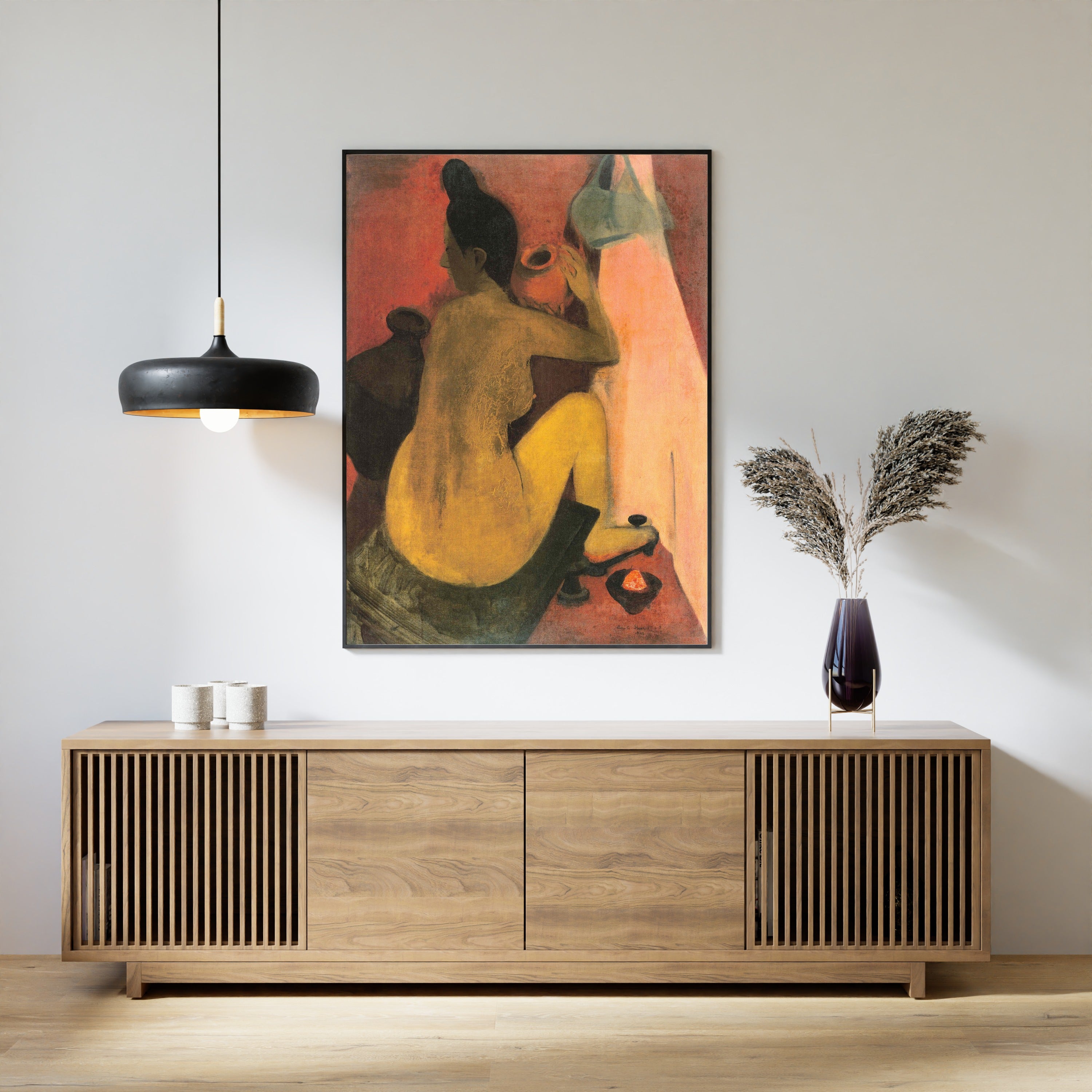 Amrita Sher-Gil — Woman at Bath | Fine Art Giclée Print