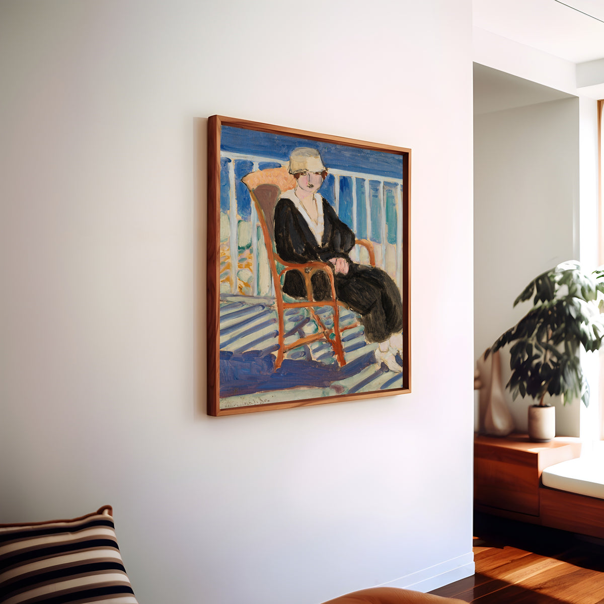 Henri Matisse — Young Girl on a Balcony over the Ocean | Fine Art Print