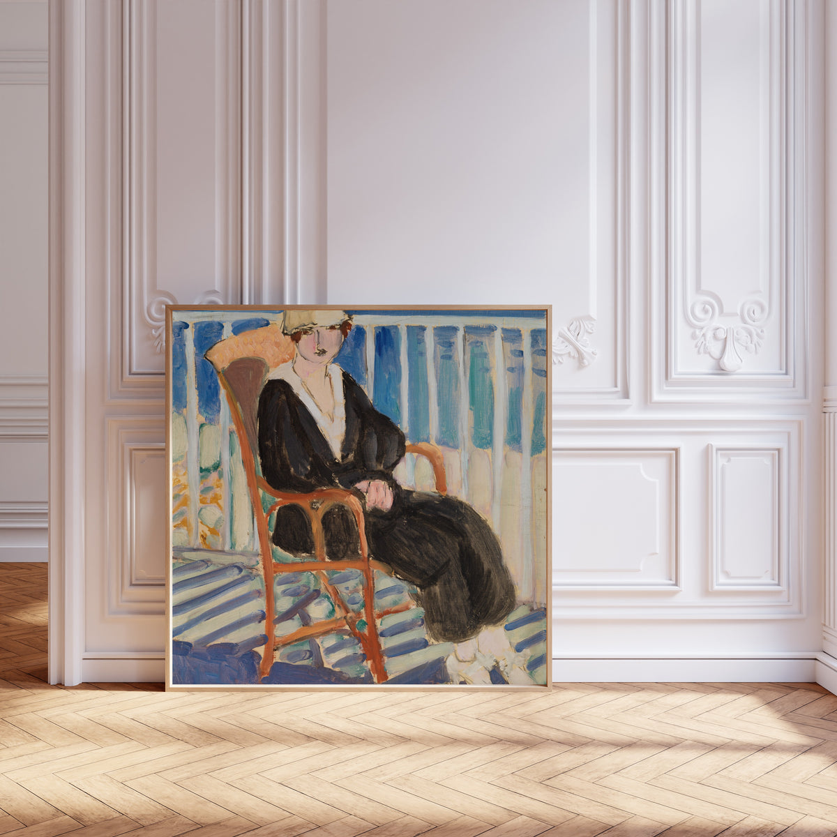 Henri Matisse — Young Girl on a Balcony over the Ocean | Fine Art Print