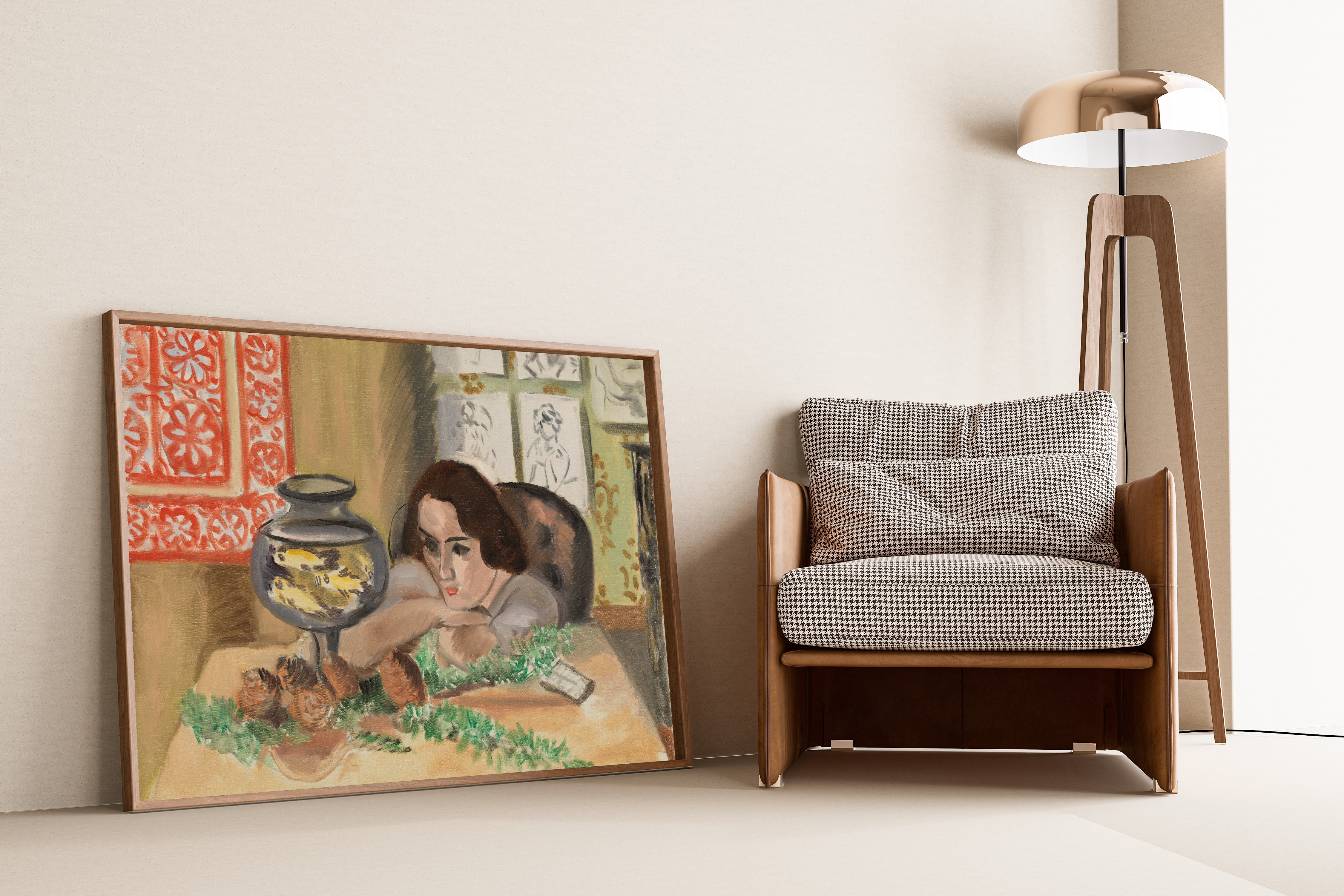 Henri Matisse — Young Woman before an Aquarium | Fine Art Print
